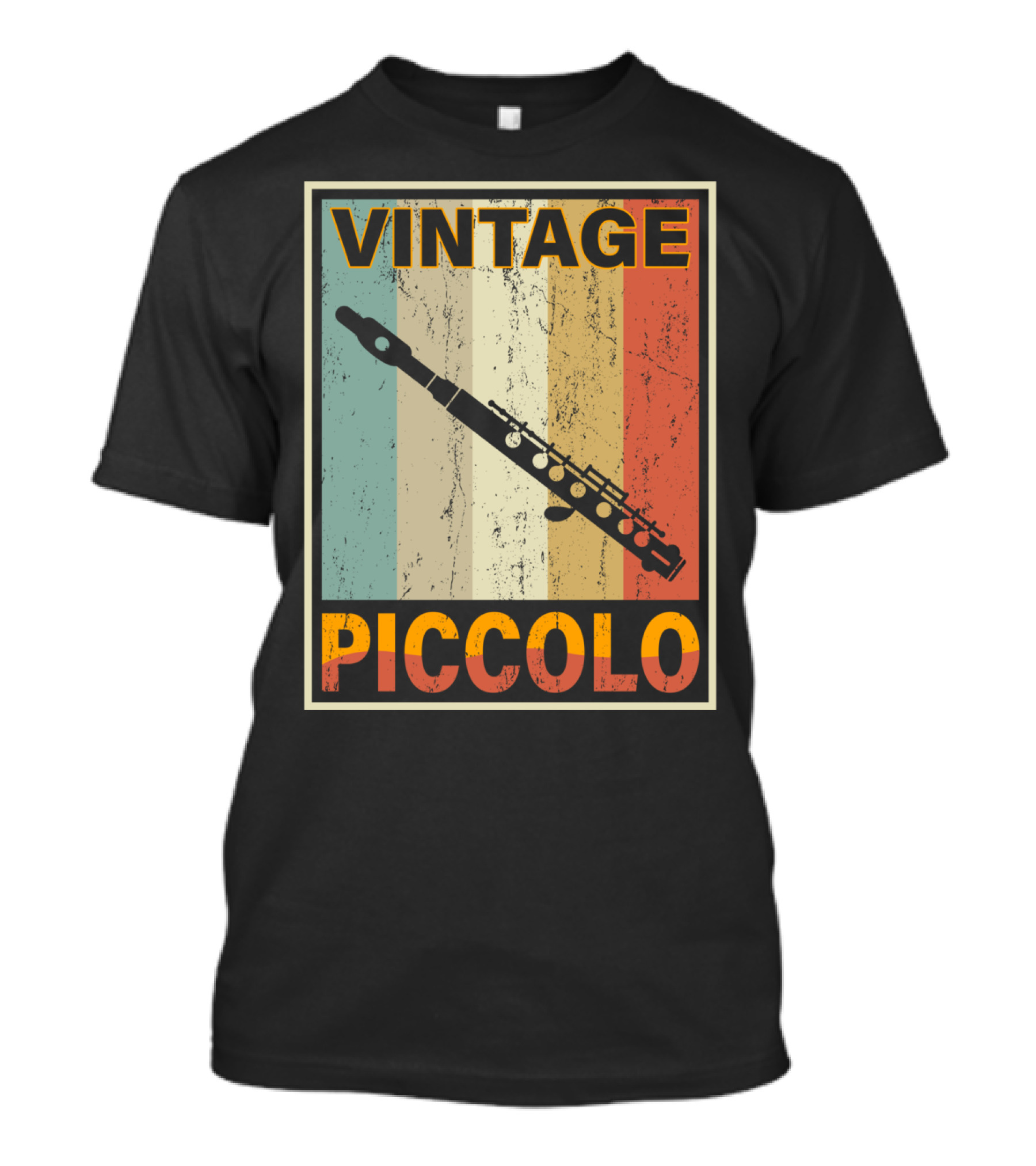 Vintage Piccolo Retro Stripes T-Shirt