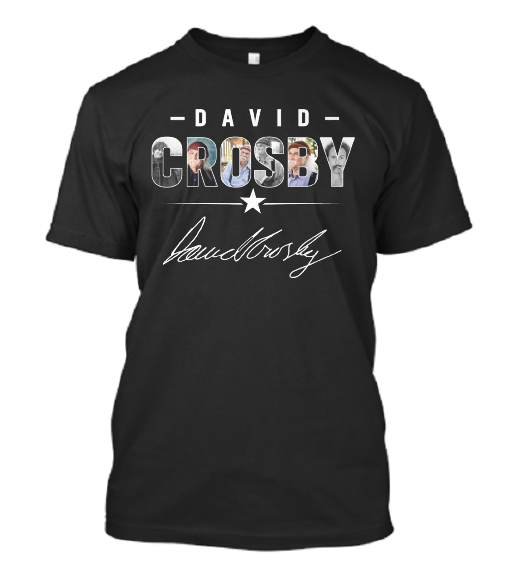 DAVID CROSBY Signature Star T-Shirt