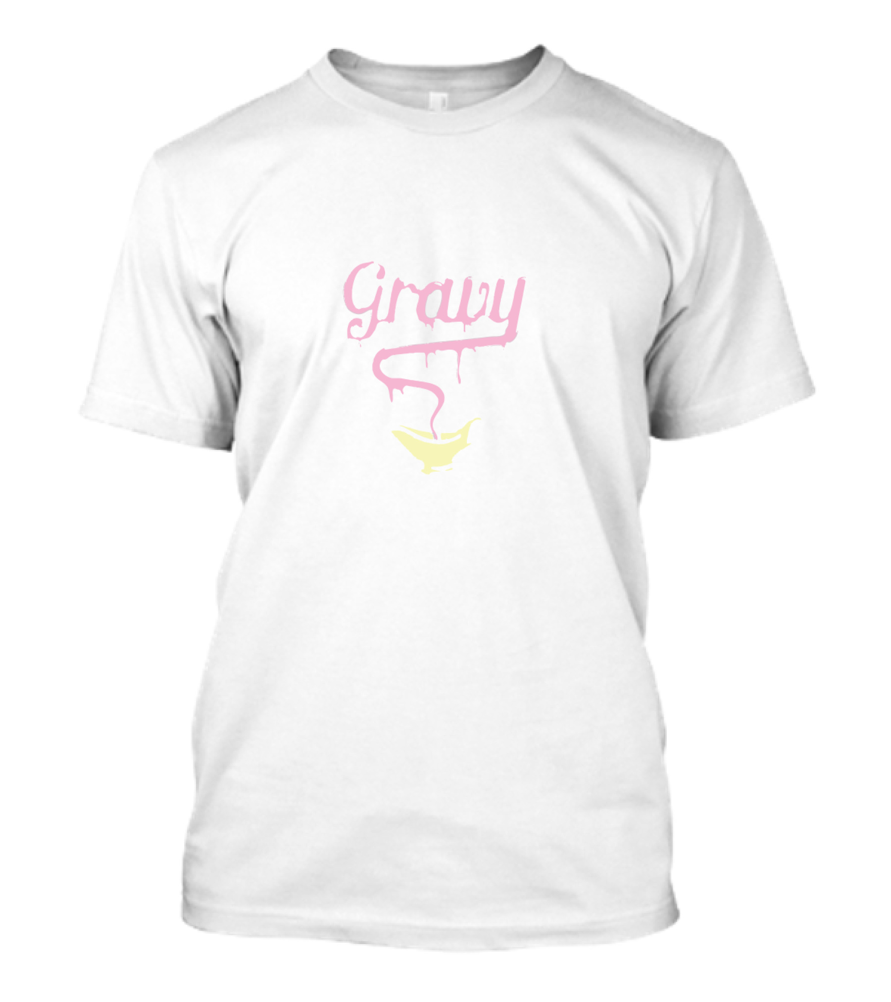 Yung Gravy Dripping Text With Yellow Gravy Boat Icon T-Shirt