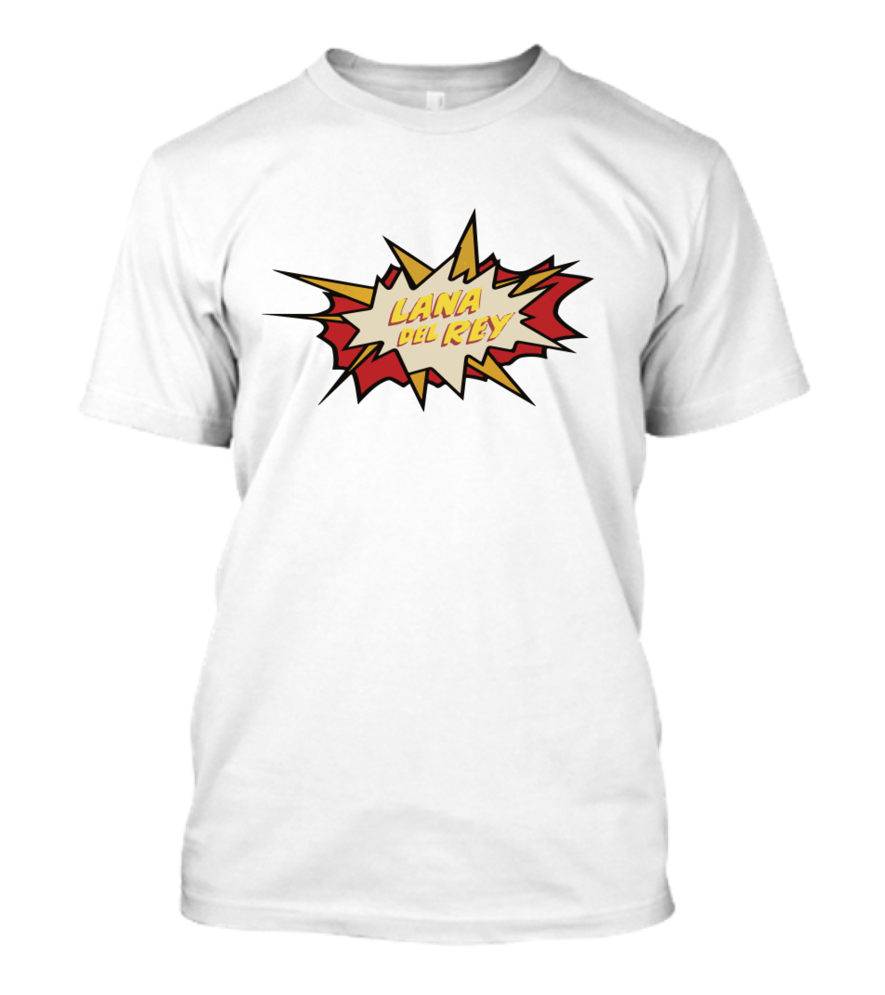 Lana Del Rey Comic Book Style Retro Pop Art Burst T-Shirt