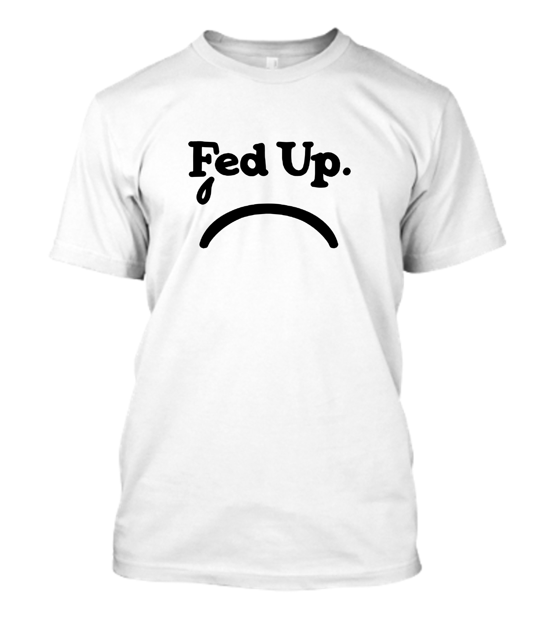 Fed Up Frown Emoticon T-Shirt