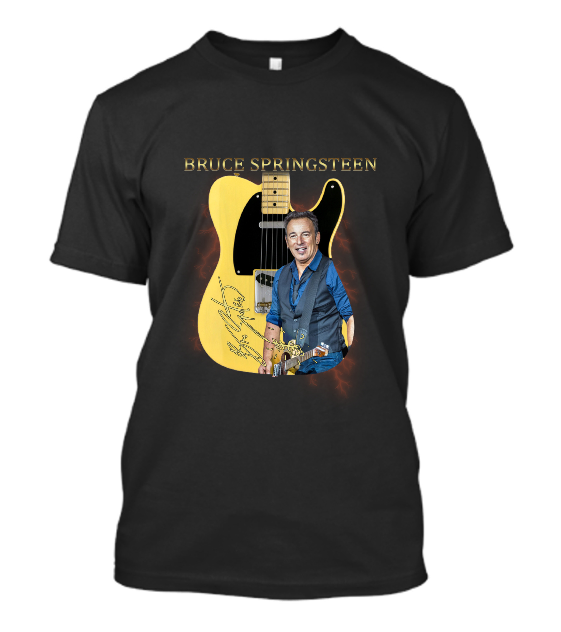 Bruce Springsteen Signature Guitar With Classic Telecaster T-Shirt