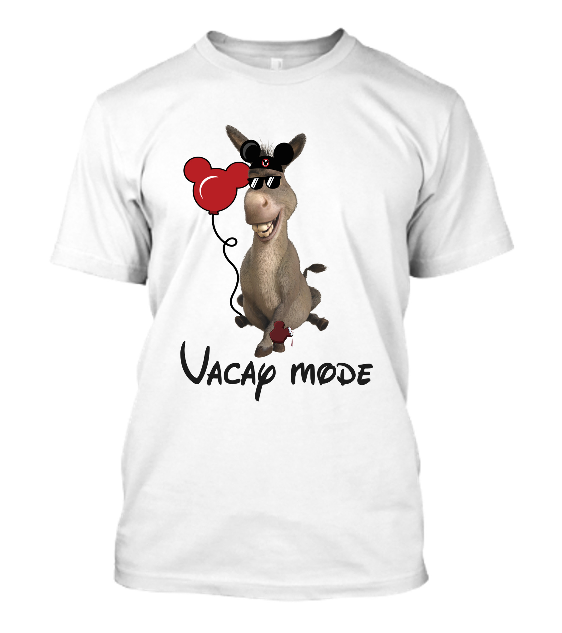 Vacay Mode Donkey With Balloon T-Shirt