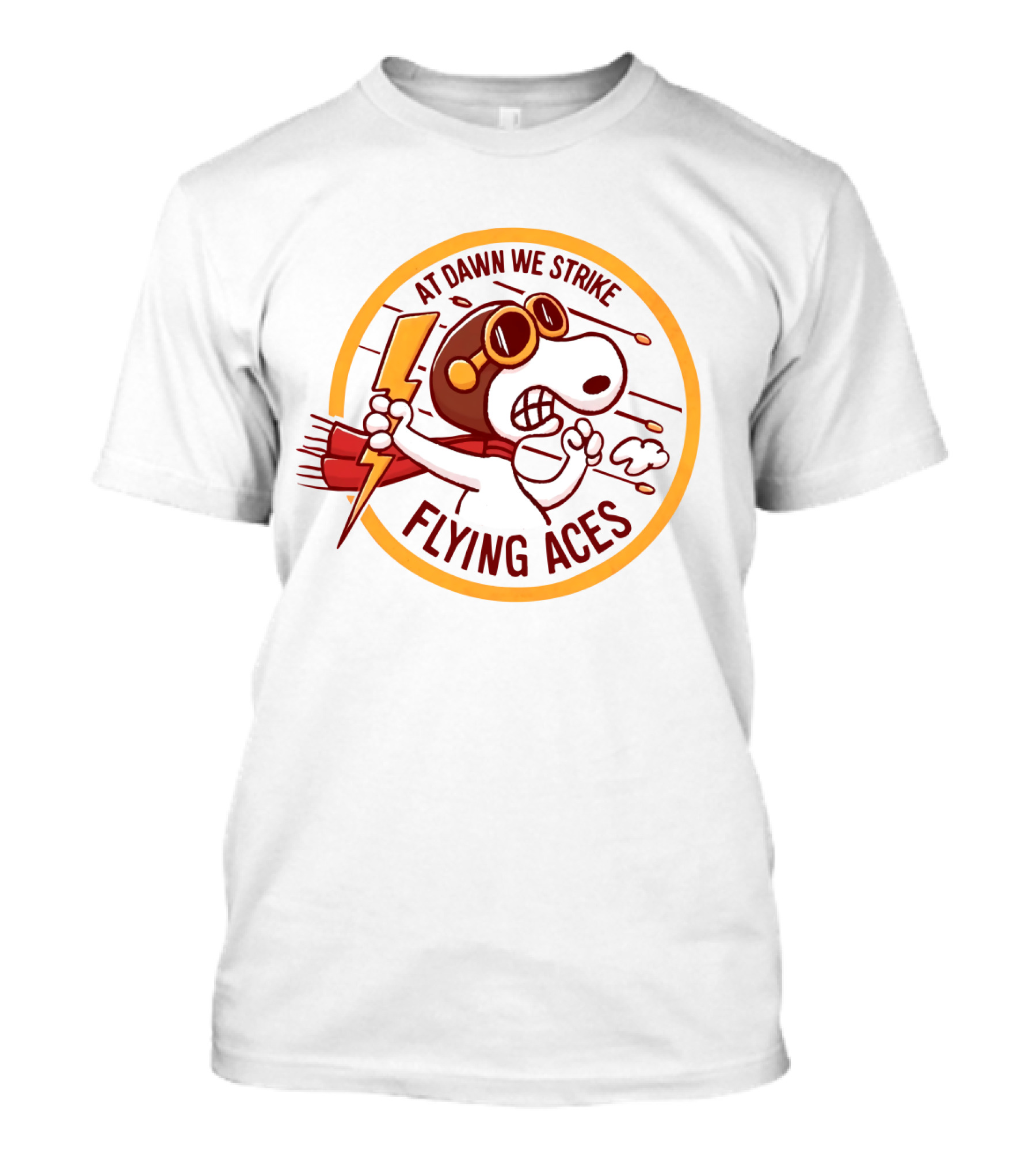 At Dawn We Strike Flying Aces T-Shirt
