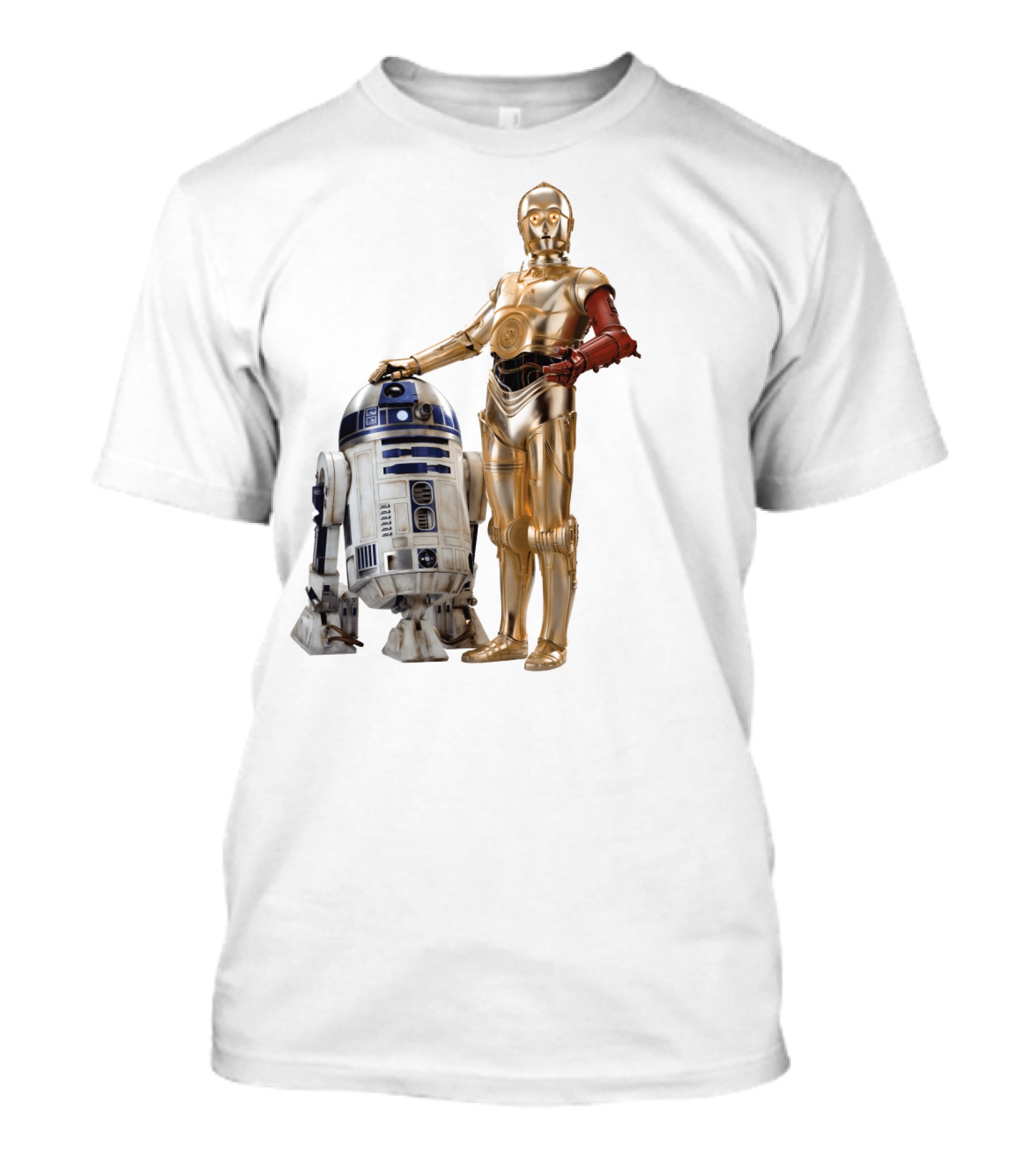 Star Wars R2-D2 C-3PO Transparent T-Shirt