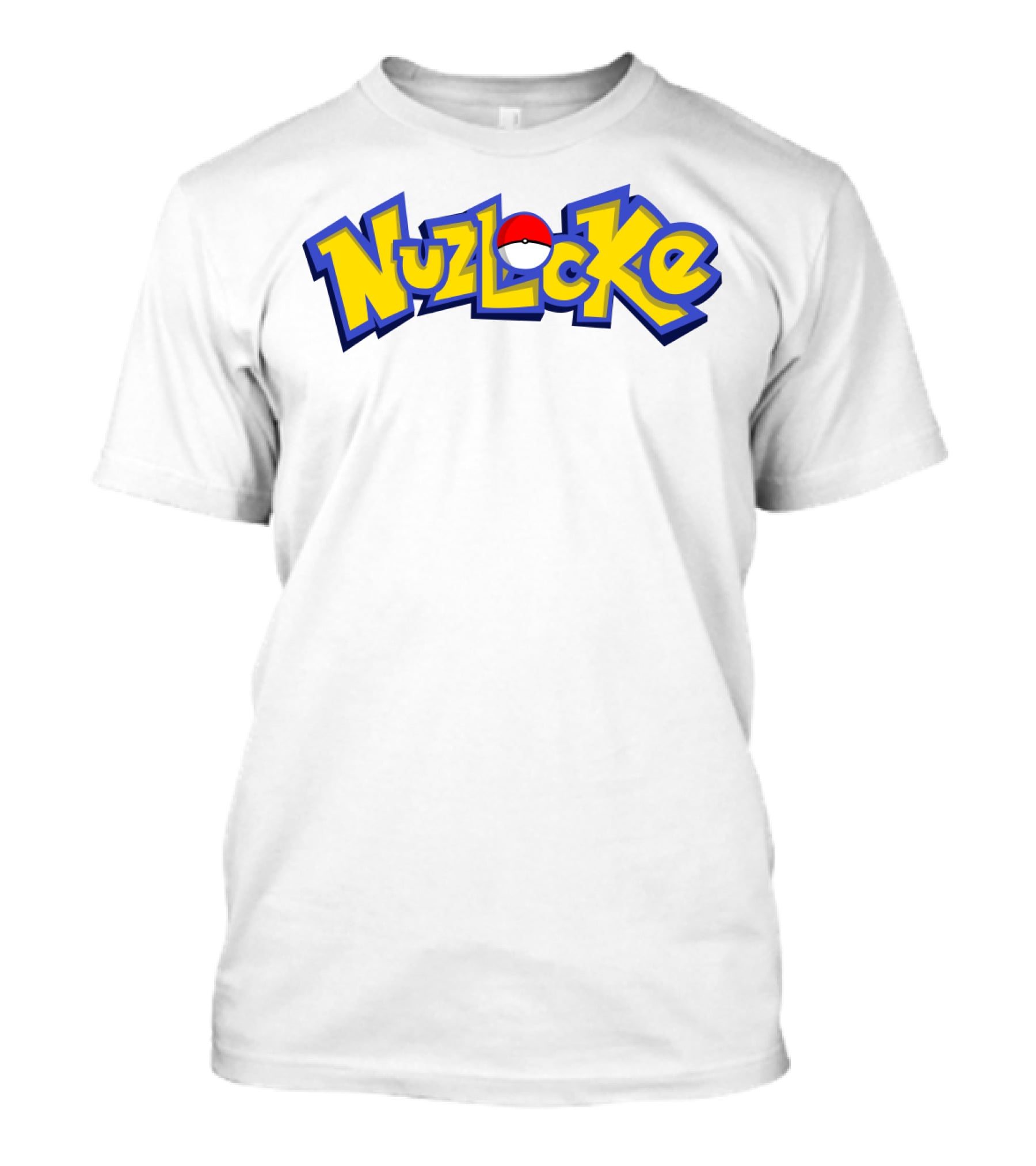 Nuzlocke Challenge Styled In Classic Iconic Font T-Shirt