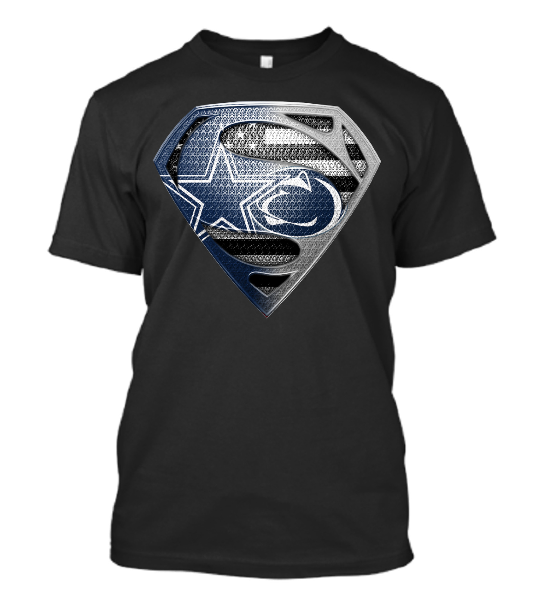 Nfl Dallas Cowboys Superman Logo Fusion T-Shirt