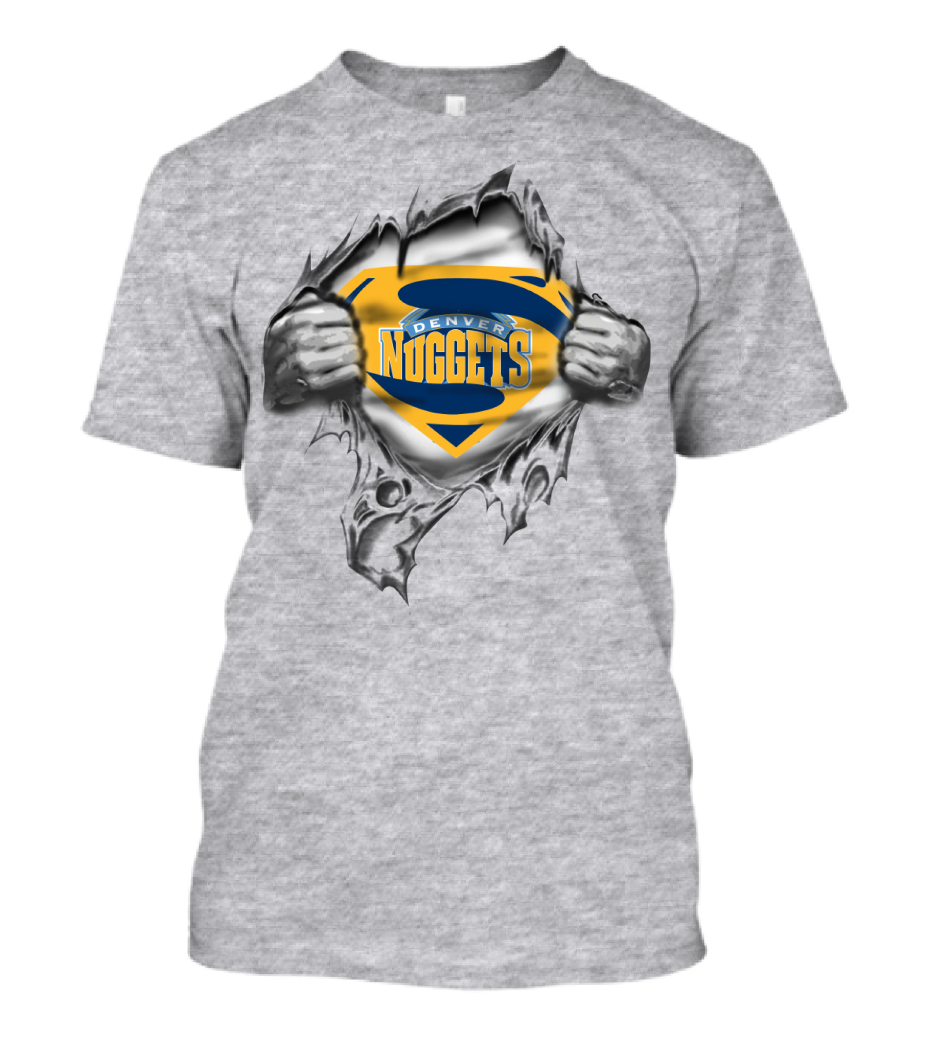 Denver Nuggets Superhero Emblem Burst T-Shirt