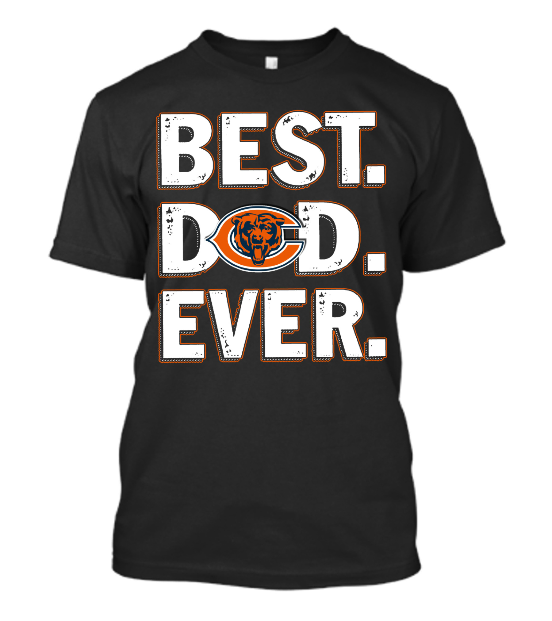 Best Dad Ever Chicago Bears T-Shirt