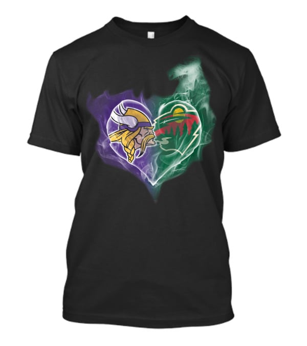 Minnesota Vikings Wild Heart T-Shirt