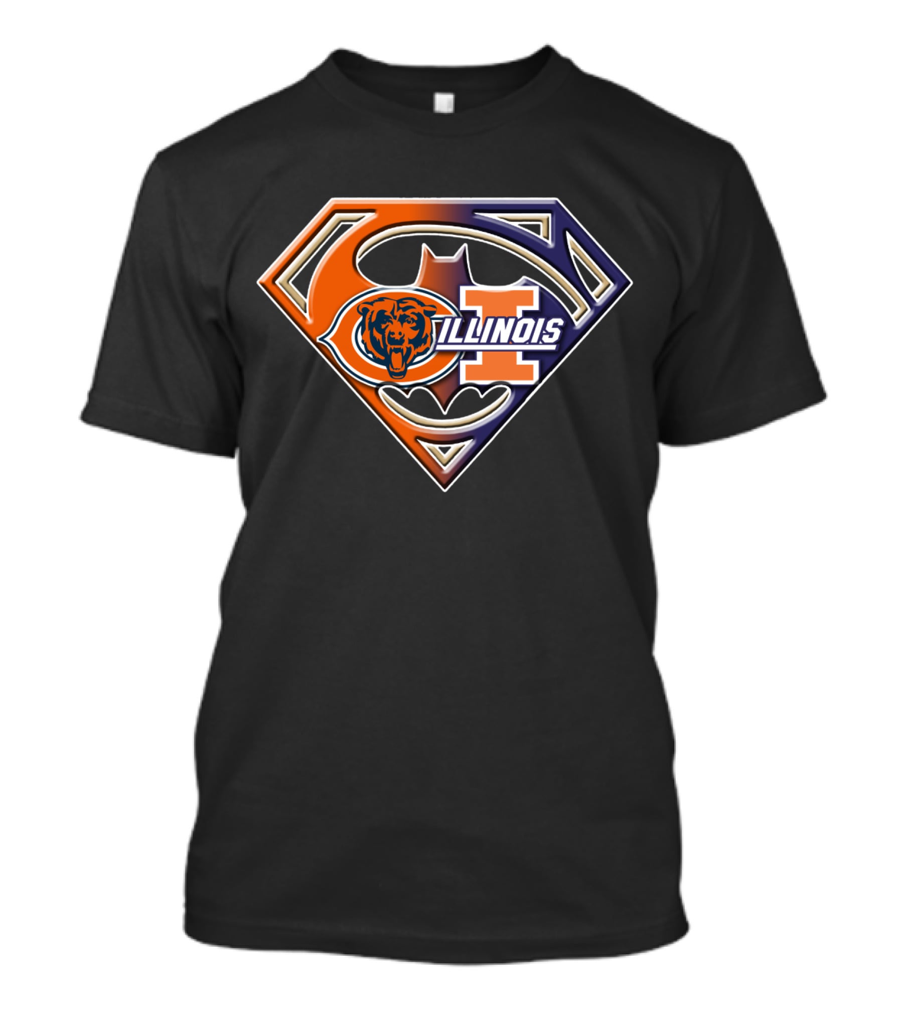 Chicago Bears Illinois Superman T-Shirt