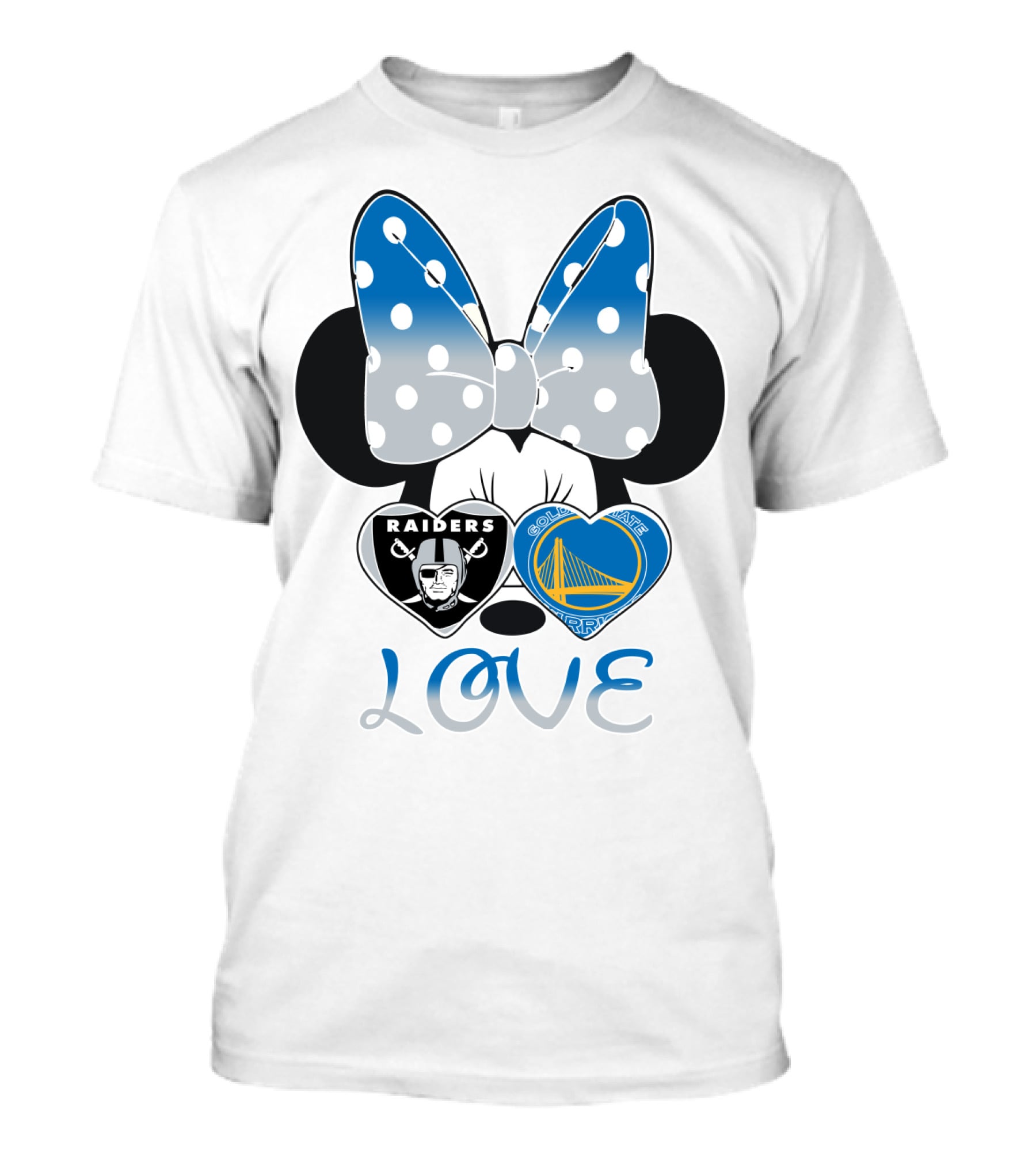 Love Raiders Warriors Bow T-Shirt
