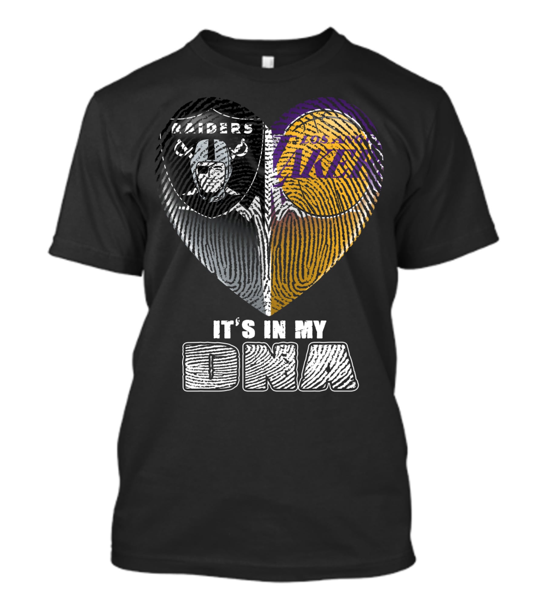 It's In My Dna Raiders Los Angeles Lakers T-Shirt