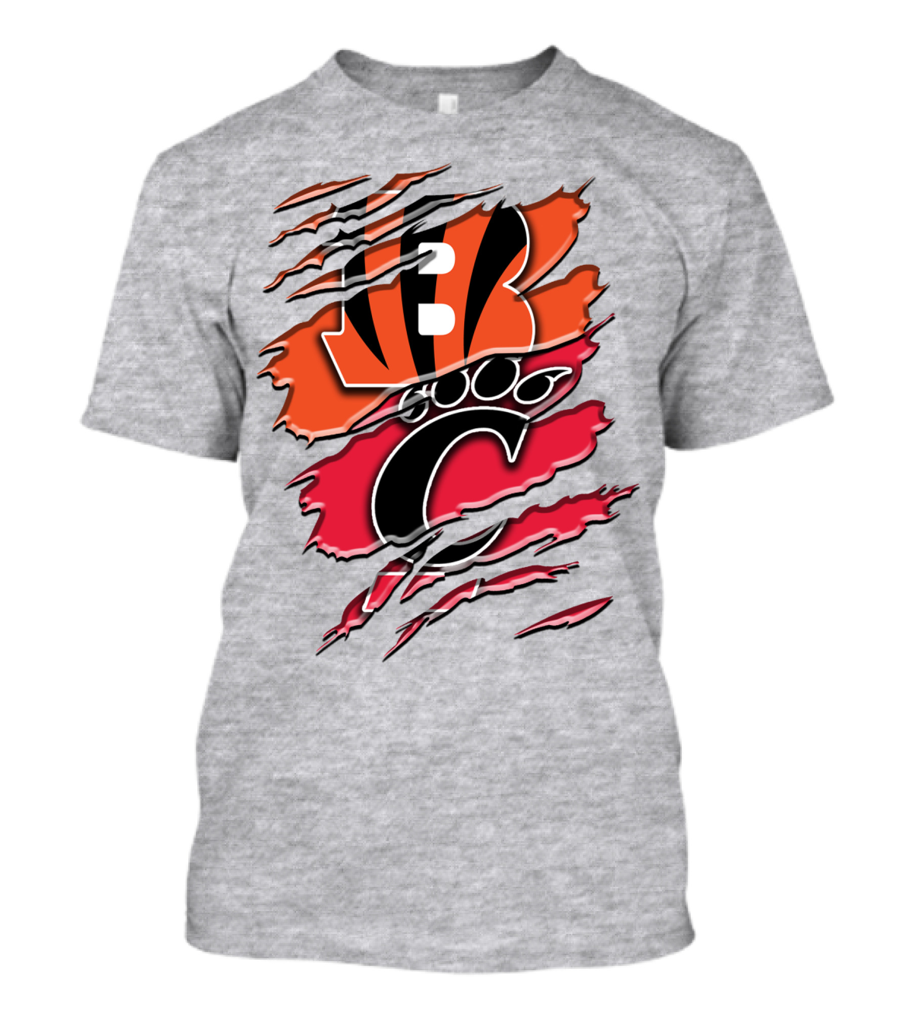 Bengals Bearcats Claw Graphic Rah 011 T-Shirt