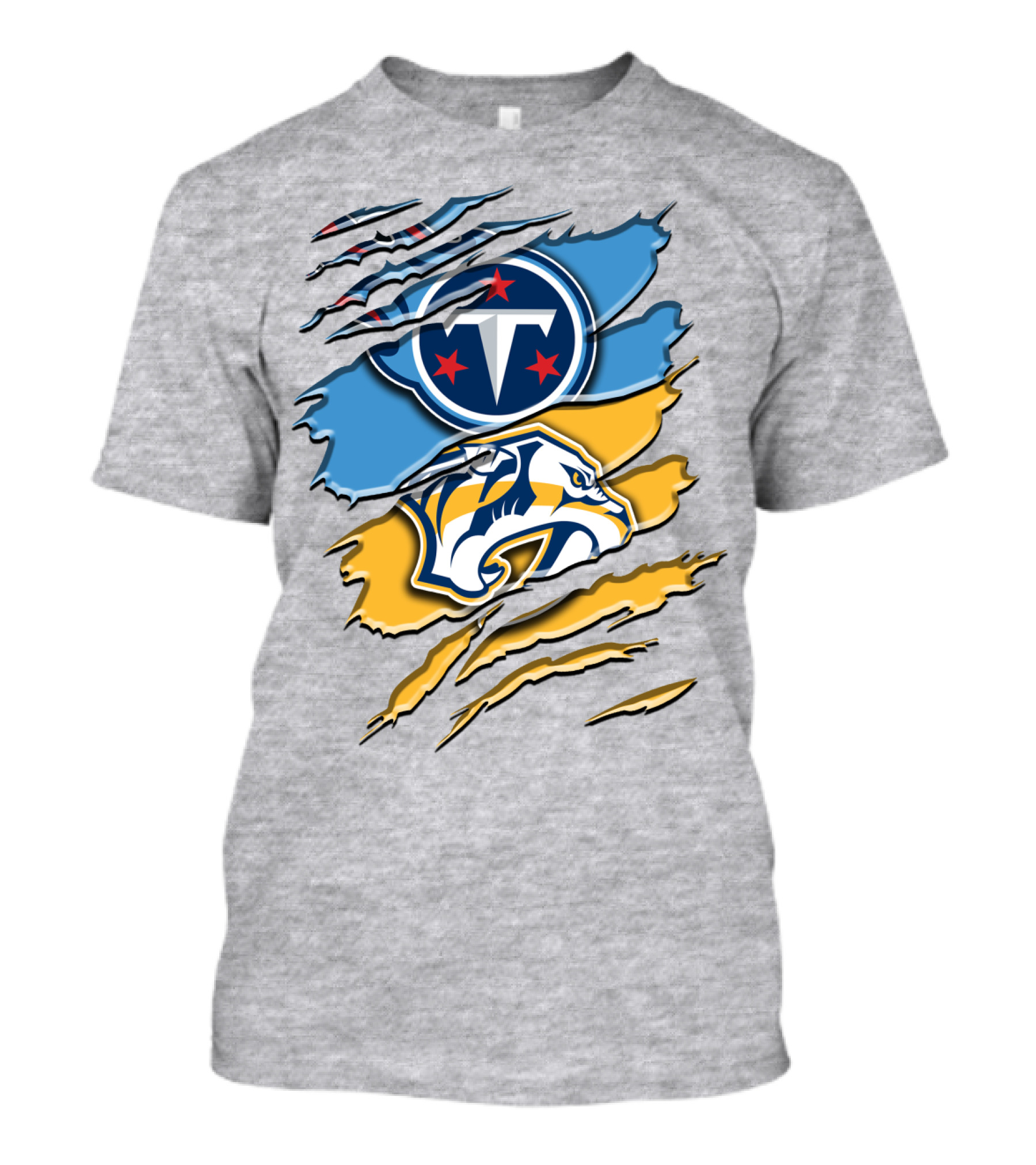 Tennessee Titans Nashville Predators Rah 130 T-Shirt