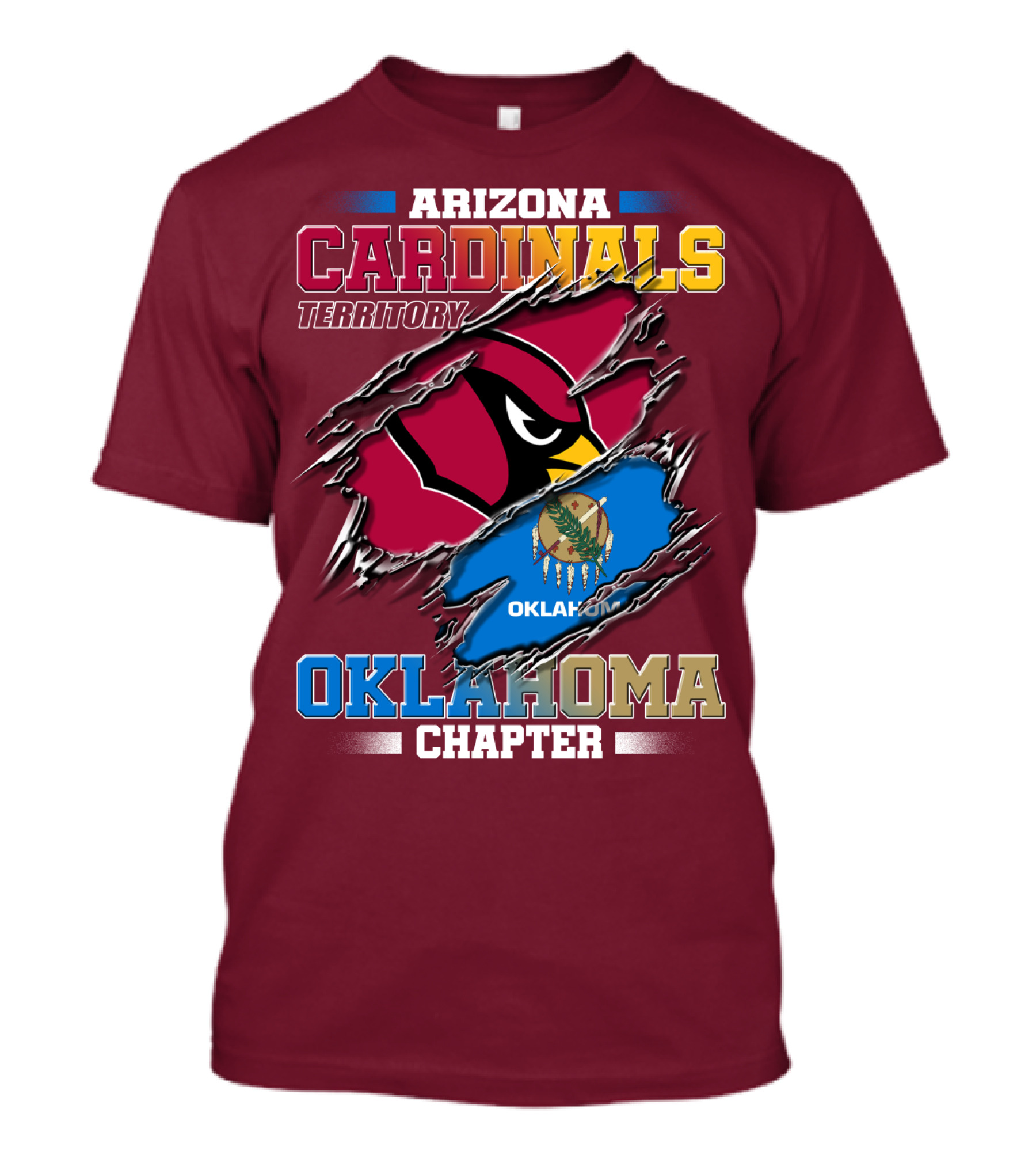 Arizona Cardinals Territory Oklahoma Chapter T-Shirt