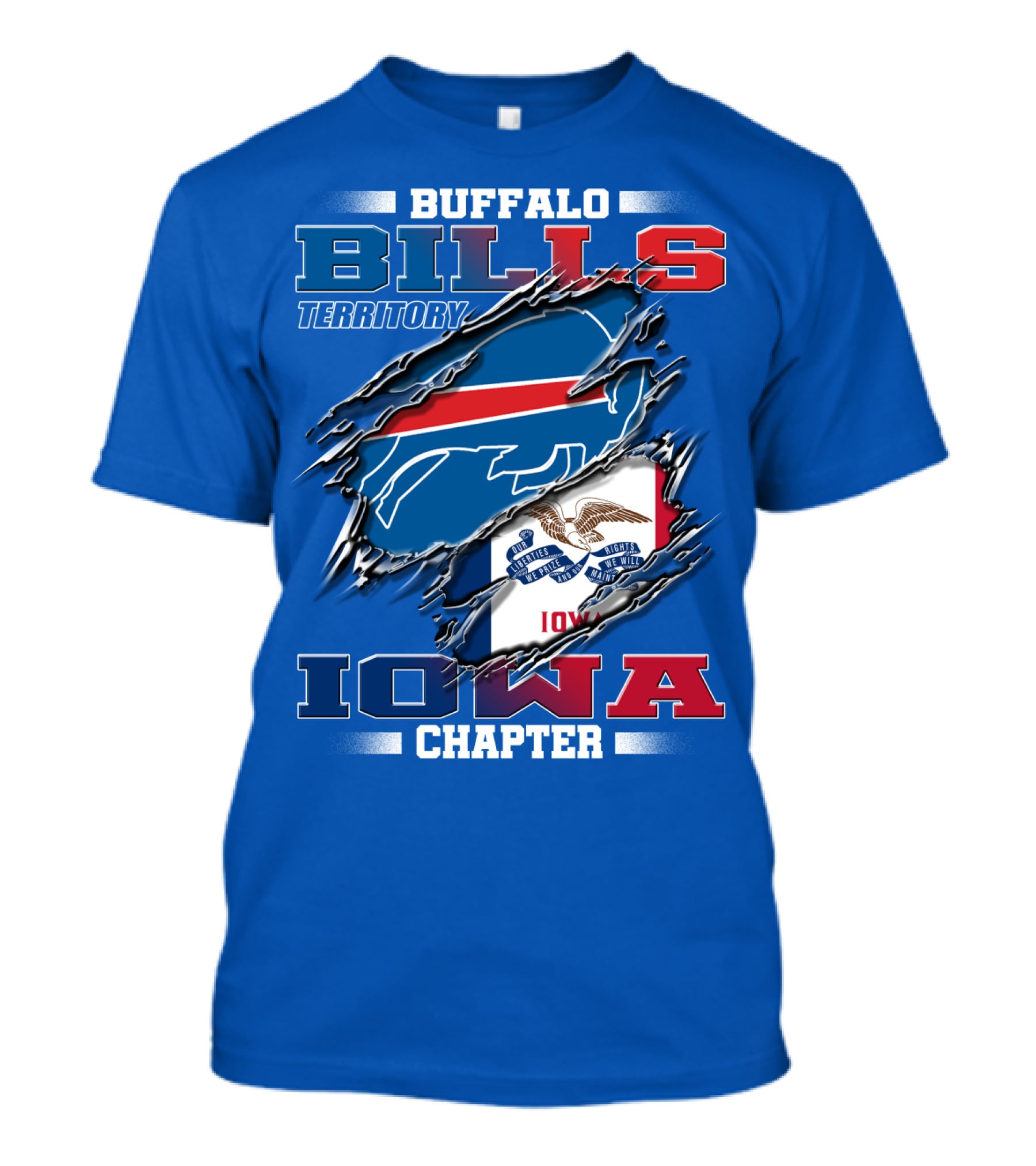 Buffalo Bills Territory Iowa Chapter T-Shirt