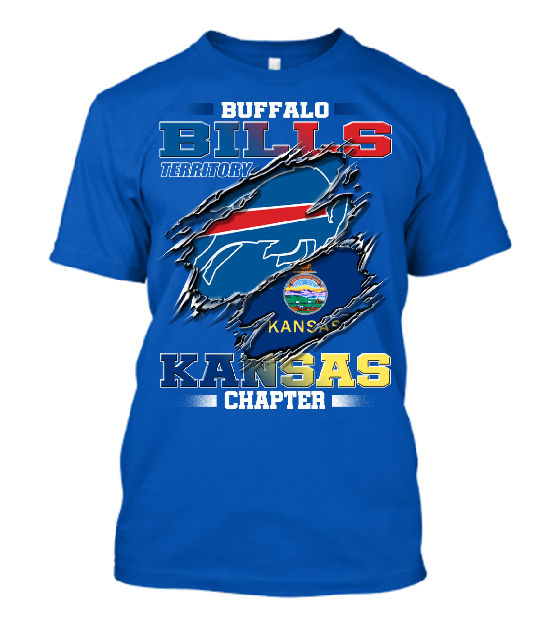 Buffalo Bills Territory Kansas Chapter T-Shirt
