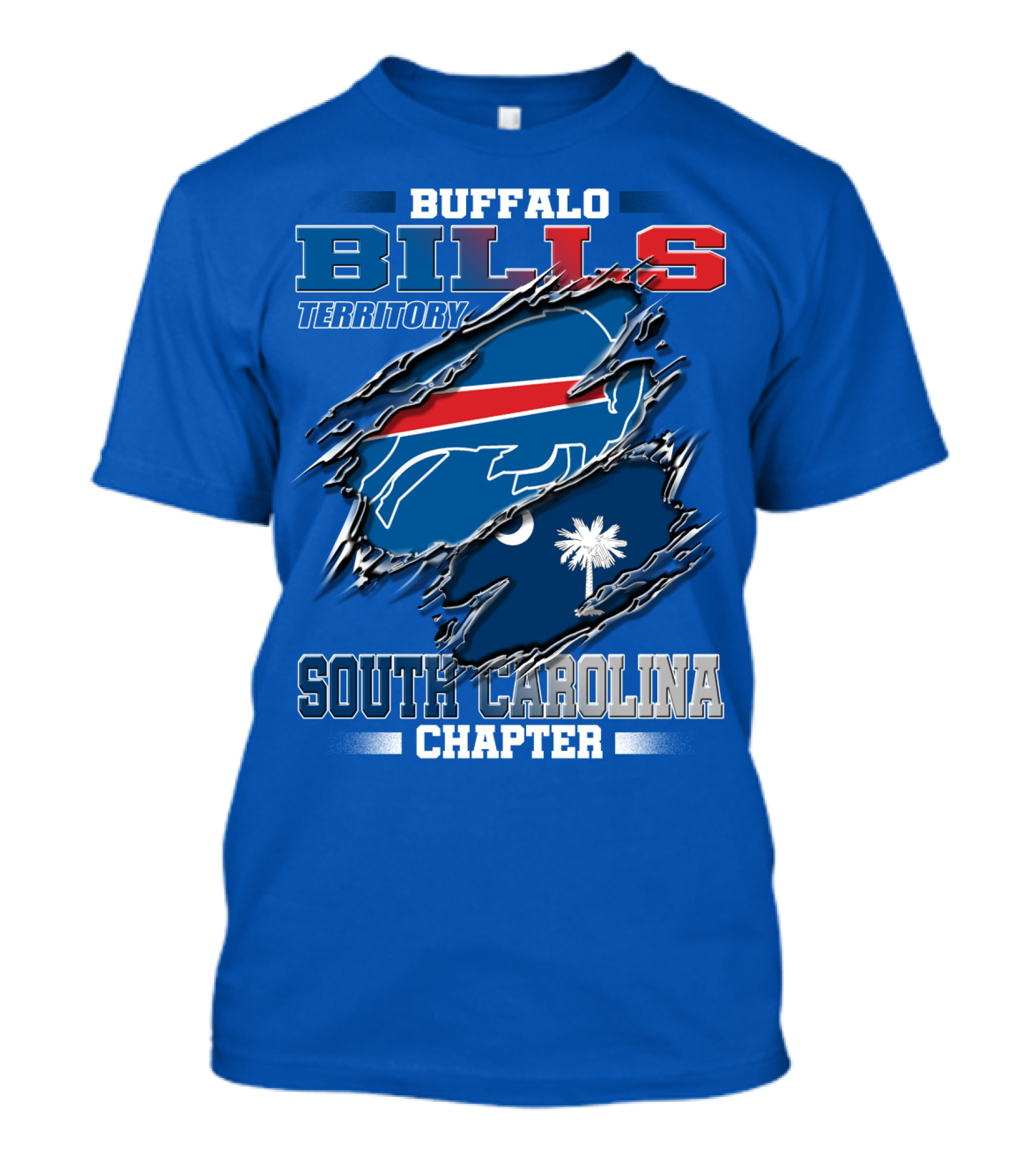 Buffalo Bills Territory South Carolina Chapter T-Shirt