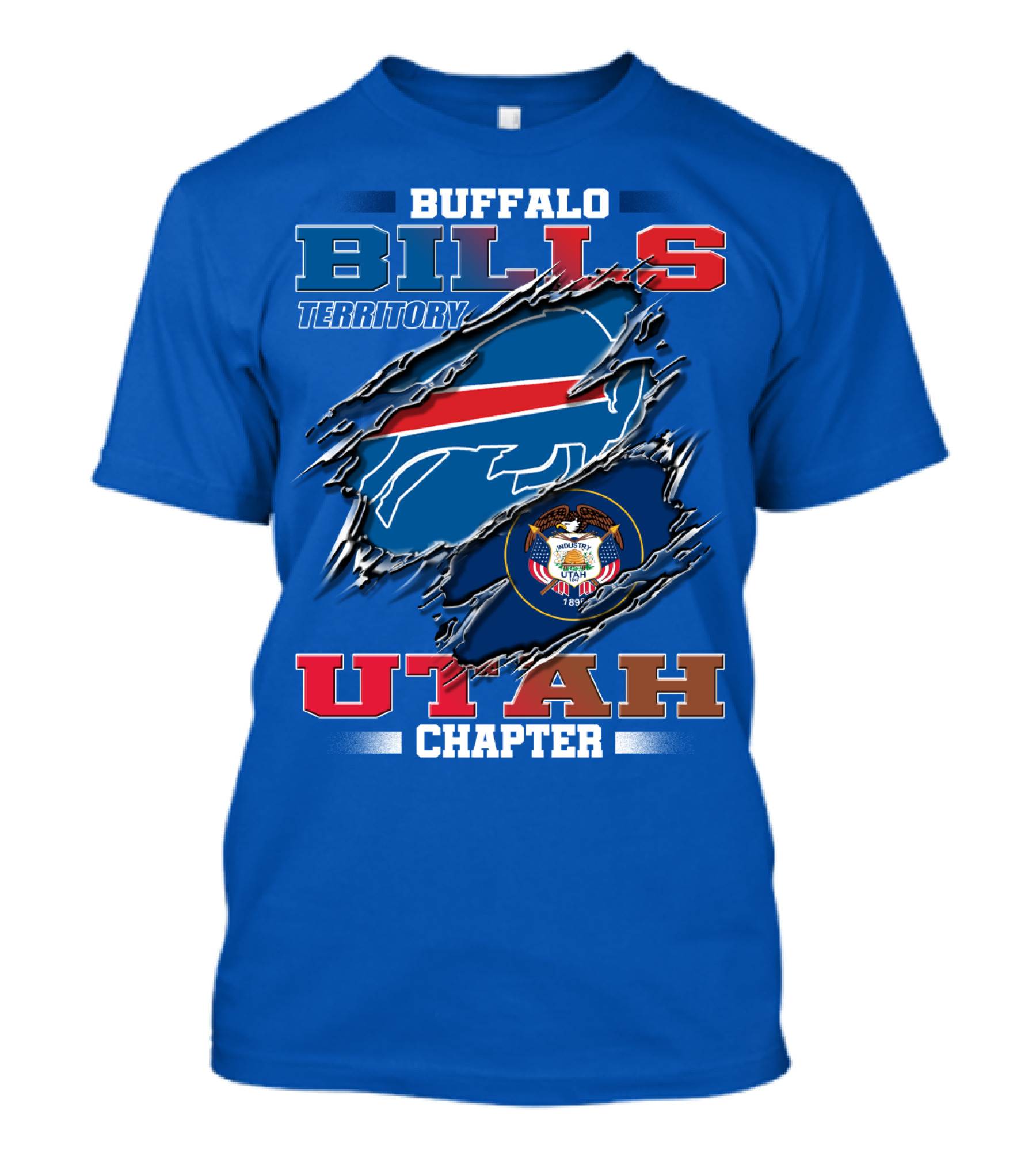 Buffalo Bills Territory Utah Chapter T-Shirt