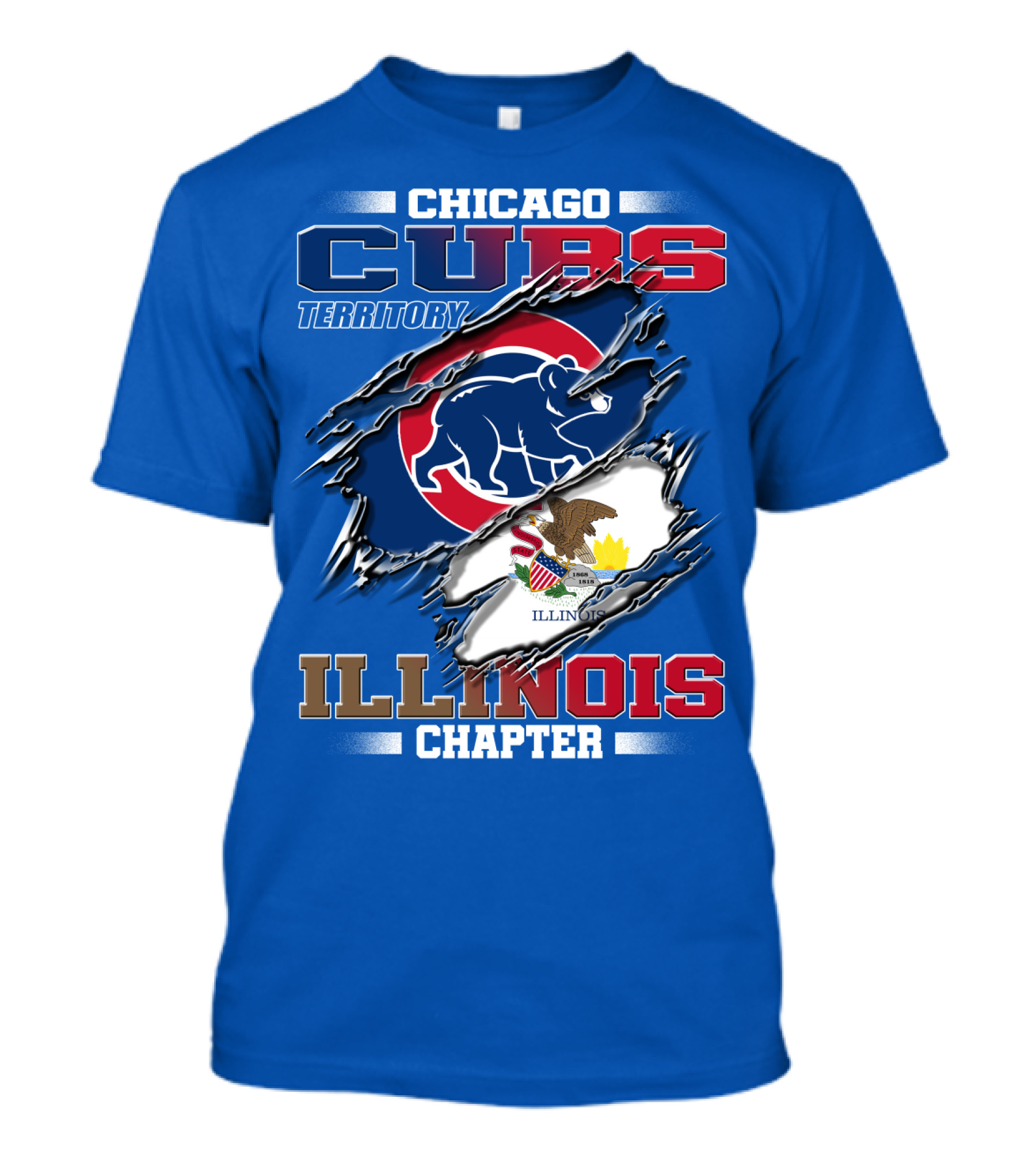 Chicago Cubs Territory Illinois Chapter T-Shirt
