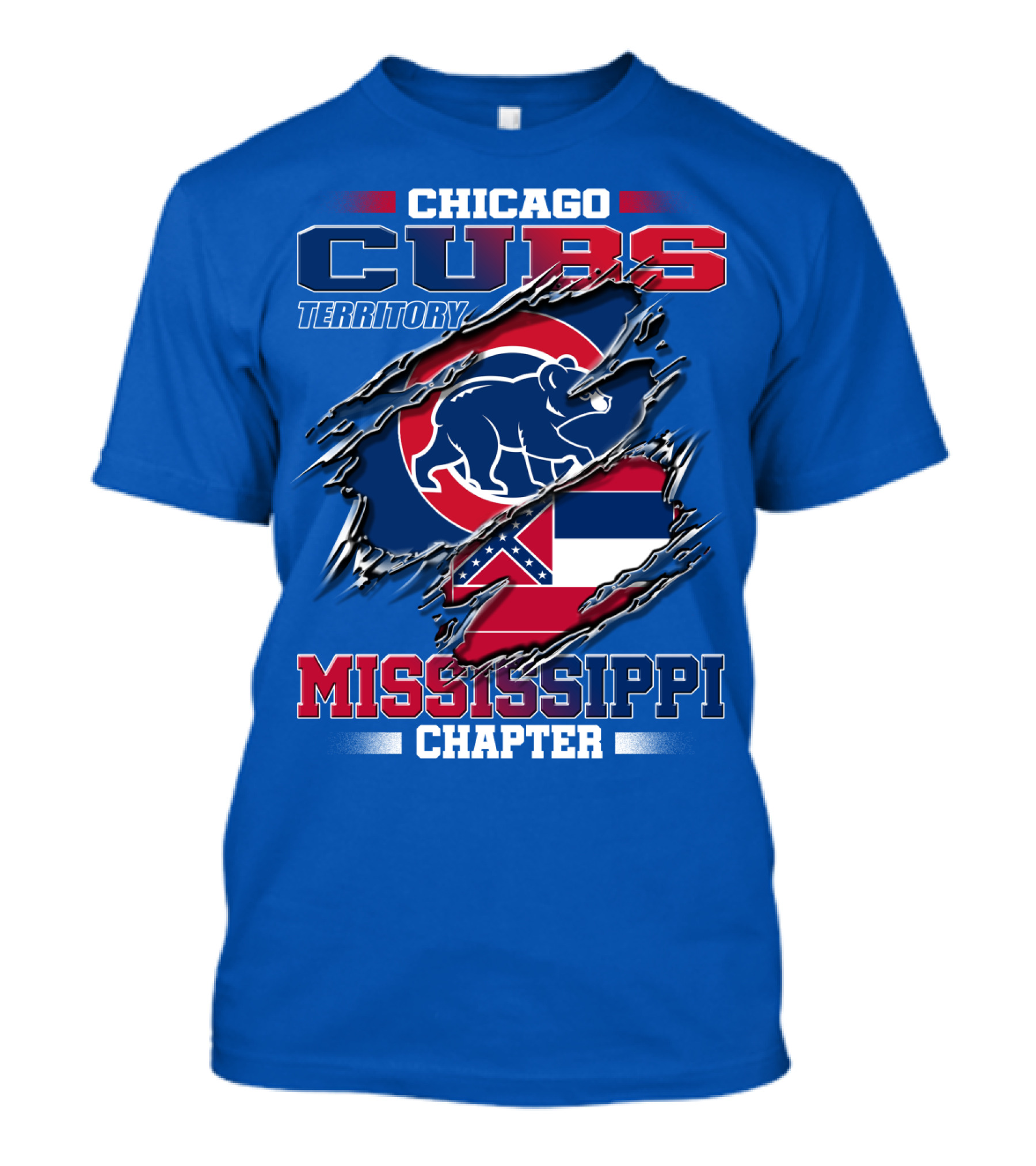 Chicago Cubs Territory Mississippi Chapter T-Shirt