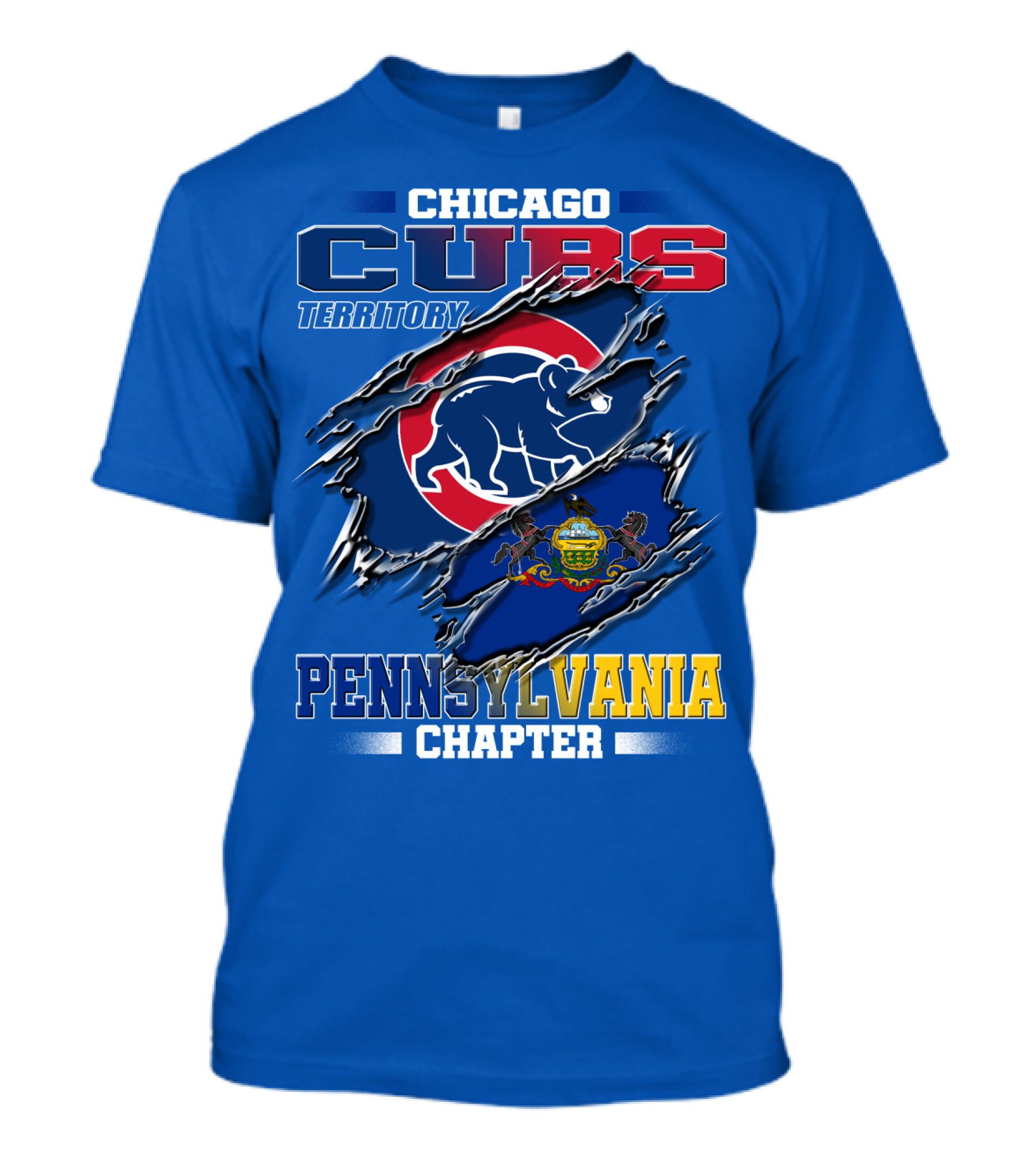 Chicago Cubs Territory Pennsylvania Chapter T-Shirt