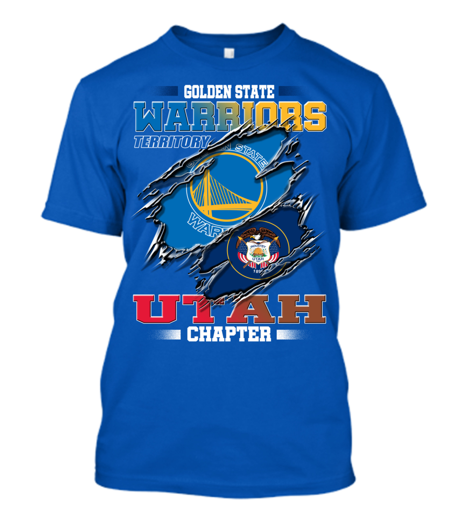 Golden State Warriors Territory Utah Chapter T-Shirt