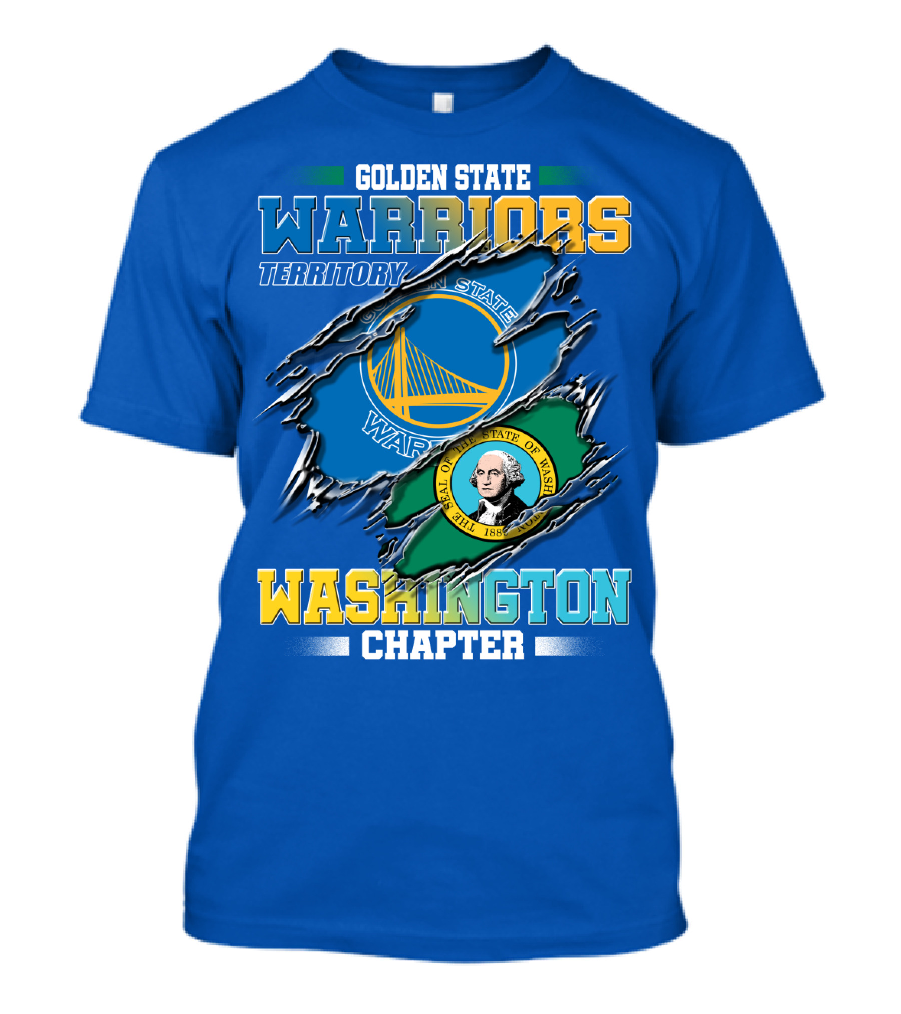 Golden State Warriors Territory Washington Chapter T-Shirt