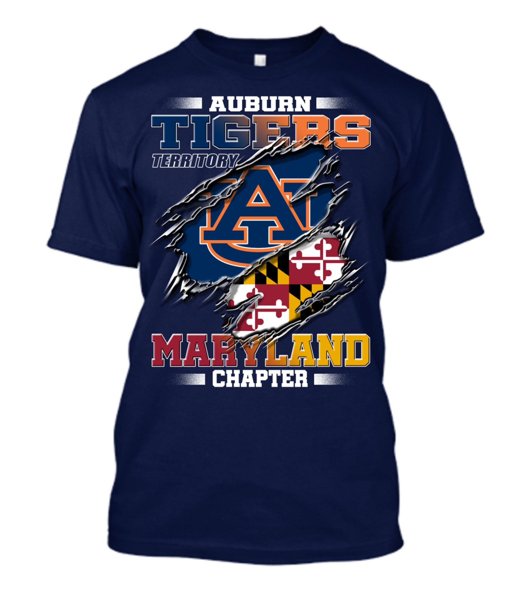 Auburn Tigers Territory Maryland Chapter T-Shirt