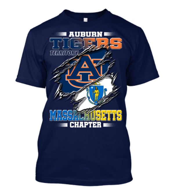 Auburn Tigers Territory Massachusetts Chapter T-Shirt