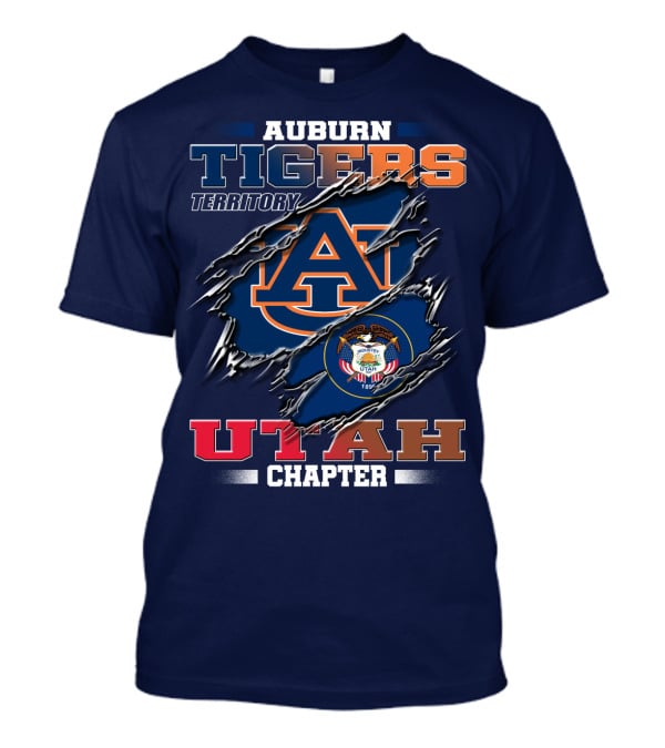 Auburn Tigers Territory Utah Chapter T-Shirt