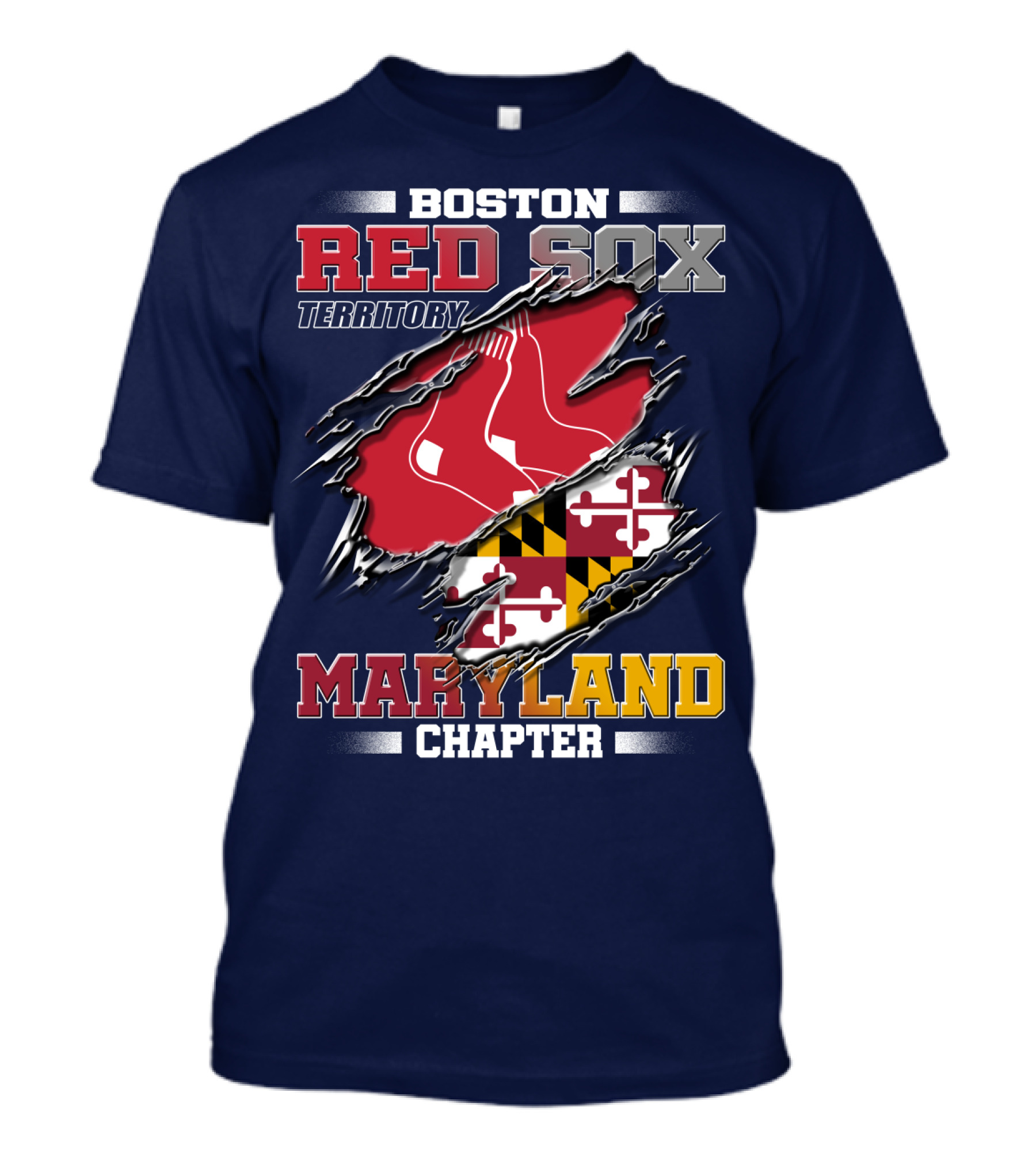 Boston Red Sox Territory Maryland Chapter T-Shirt