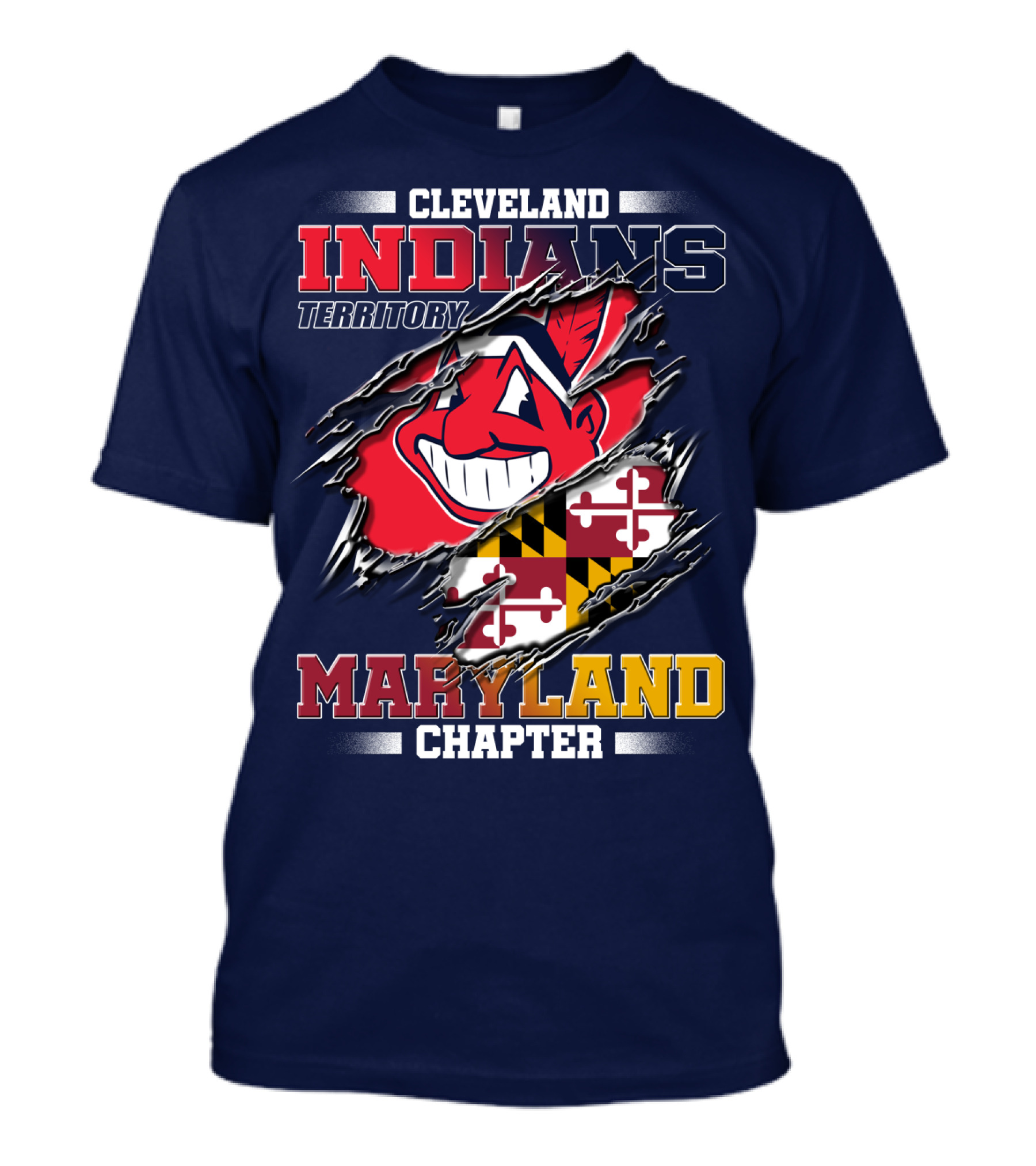 Cleveland Indians Territory Maryland Chapter T-Shirt