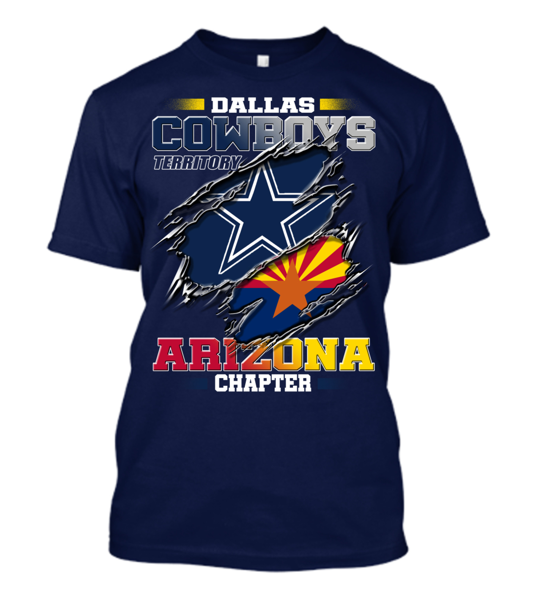 Dallas Cowboys Territory Arizona Chapter T-Shirt