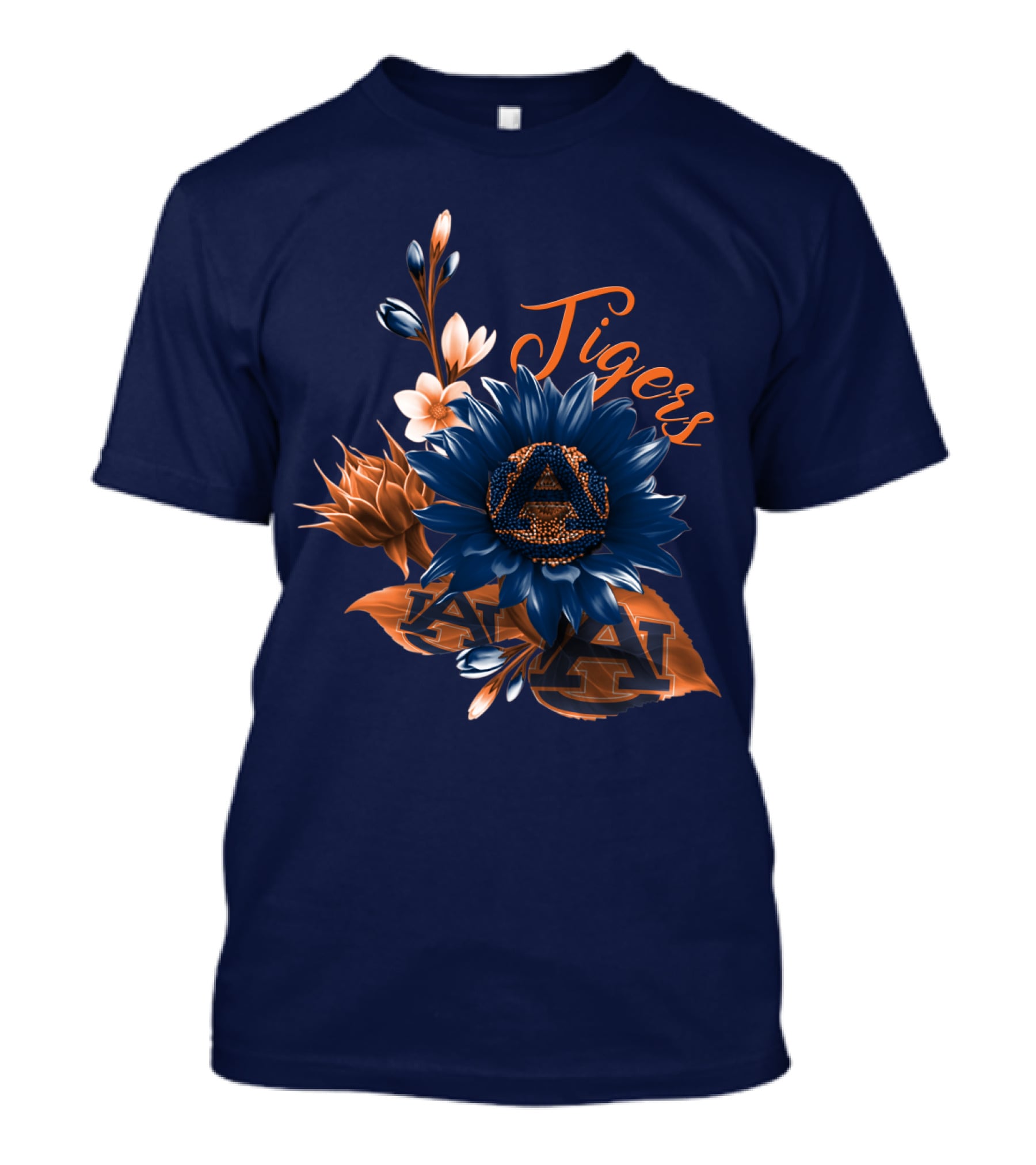 Auburn Tigers Floral T-Shirt