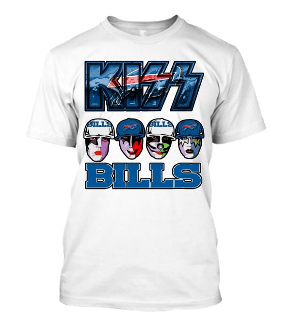 KISS Buffalo Bills Facepaint T-Shirt