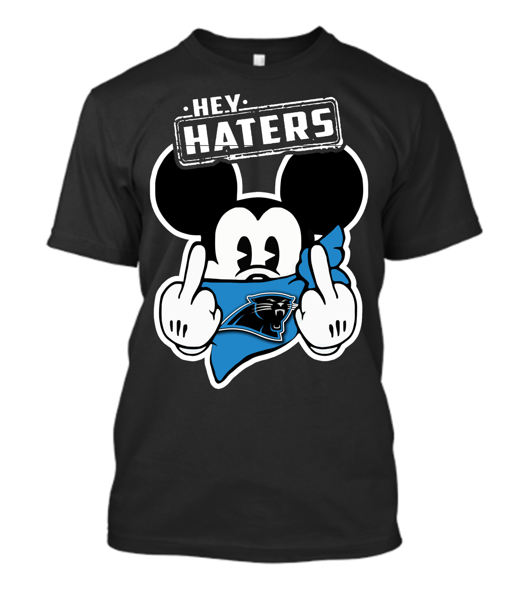 HEY HATERS MICK CAROLINA PANTHERS T-Shirt