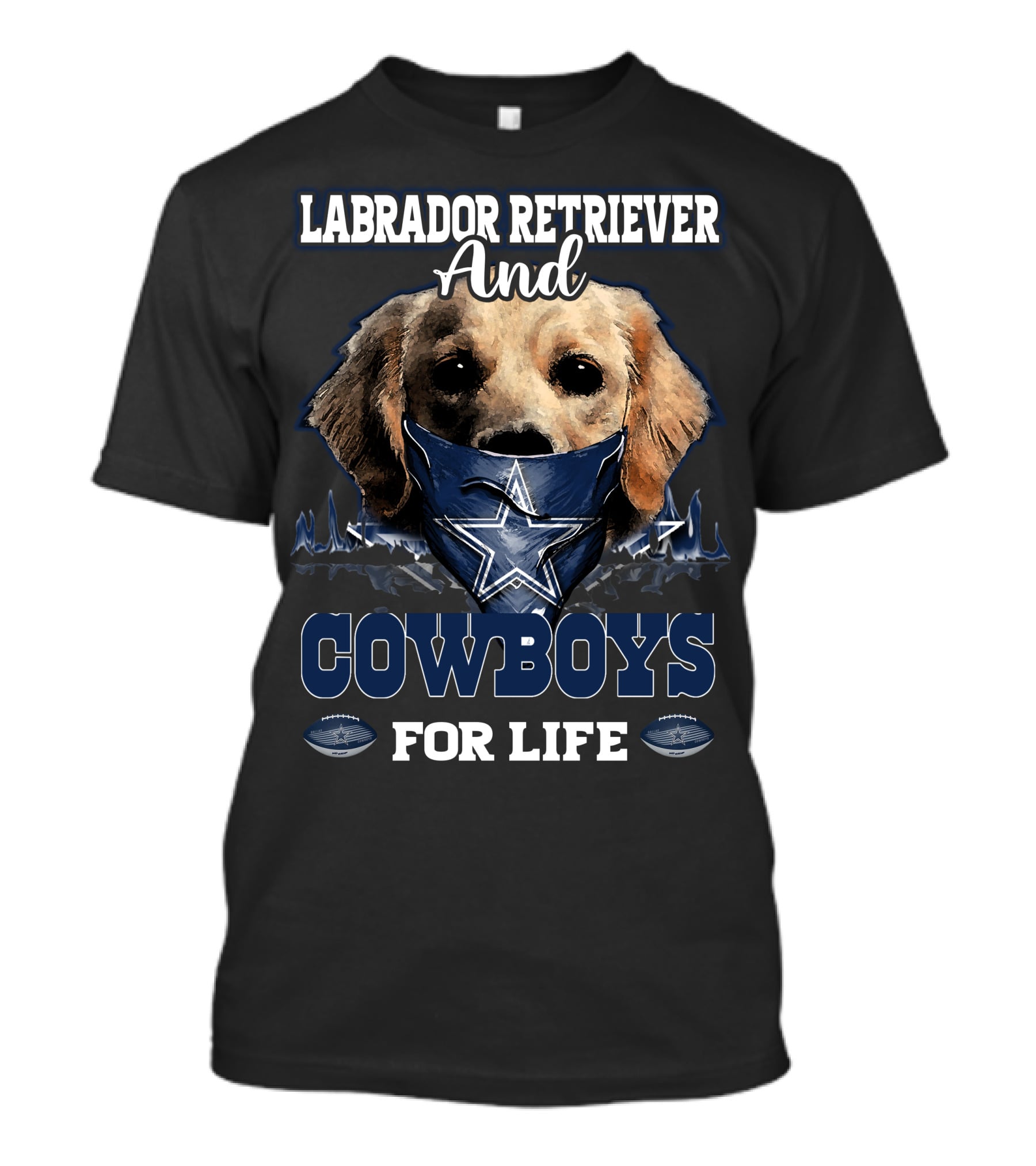 Labrador Retriever And Cowboys For Life T-Shirt
