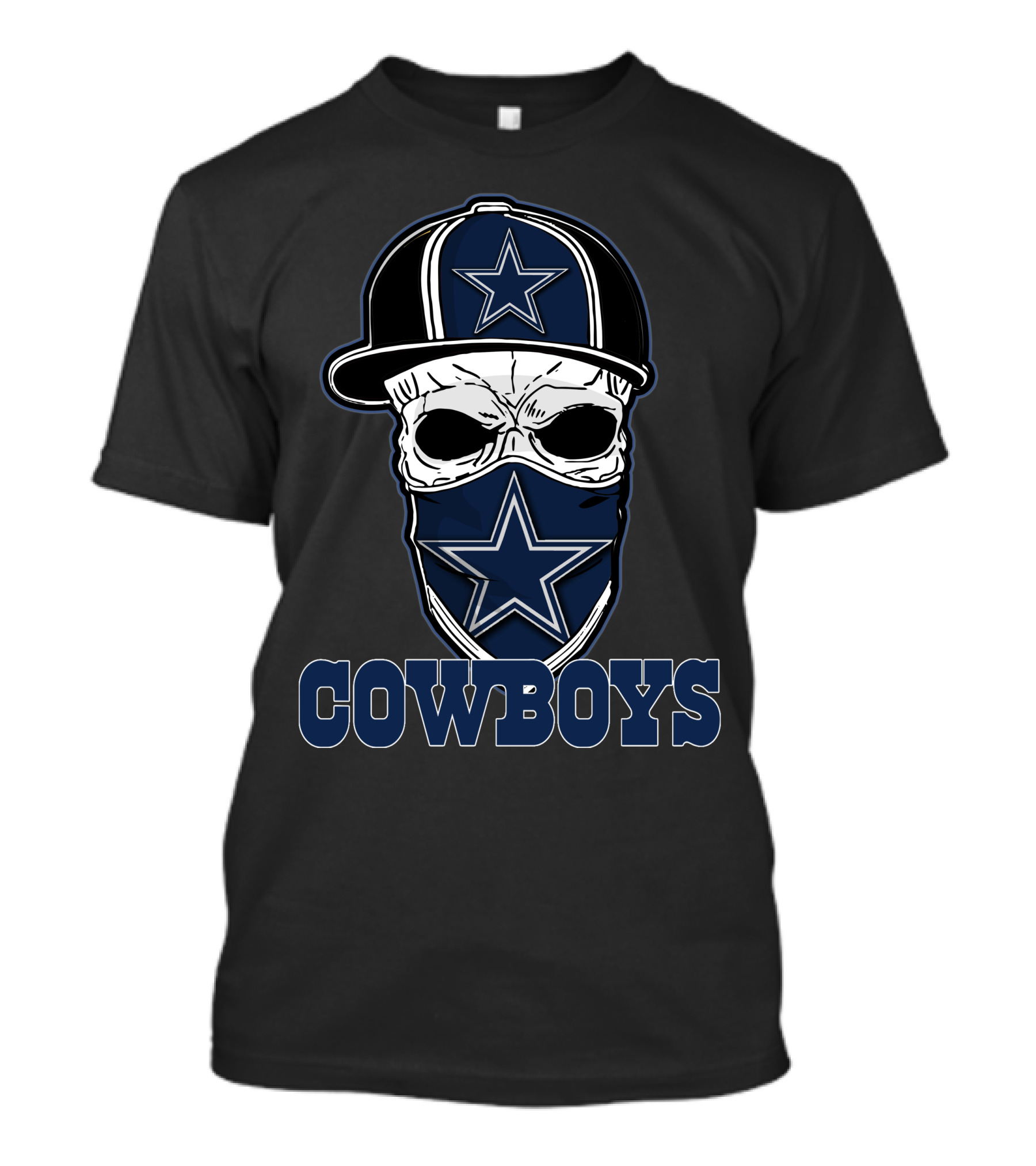 Cowboys Skull Hat With Star T-Shirt
