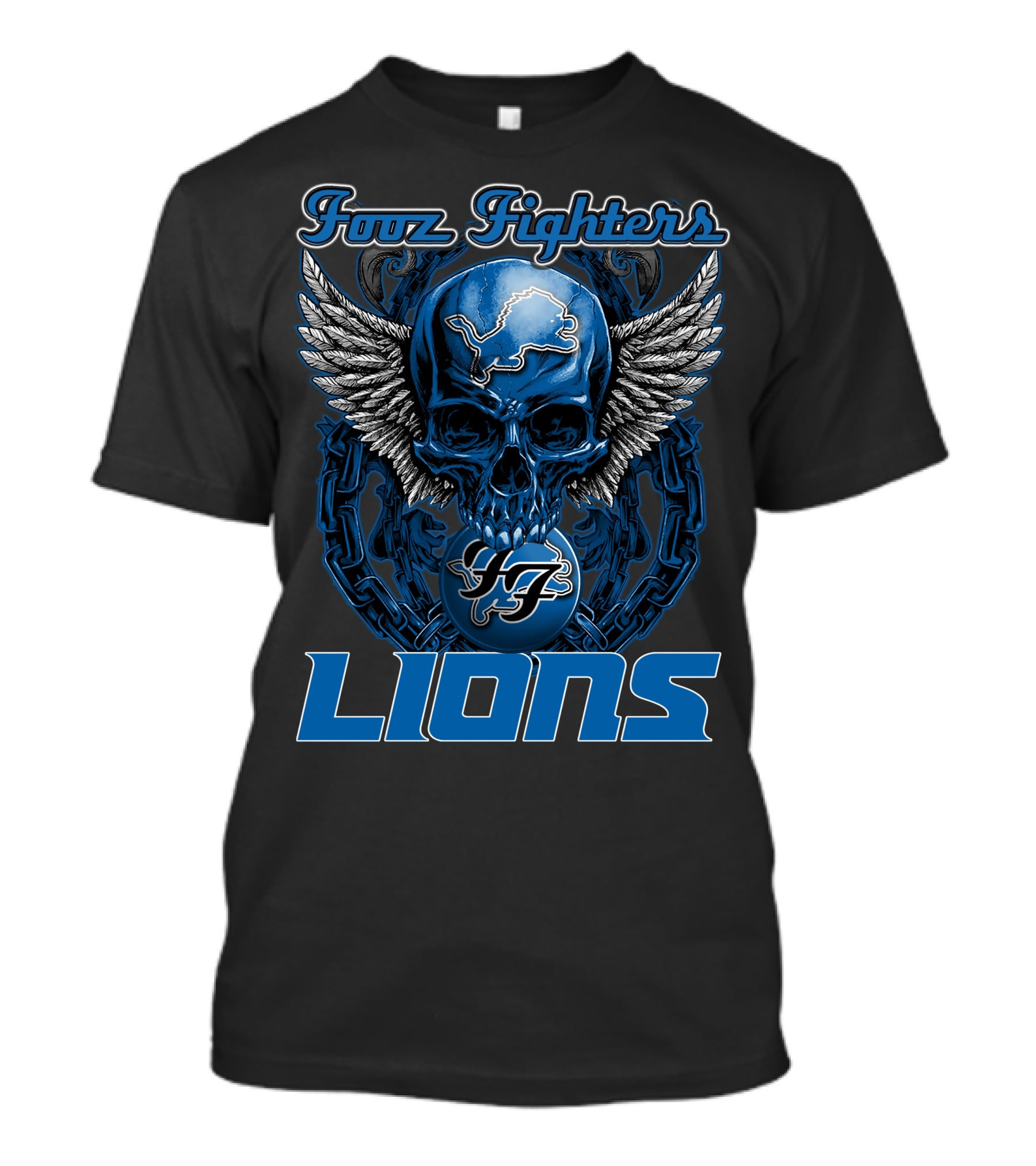 Foo Fighters Detroit Lions T-Shirt
