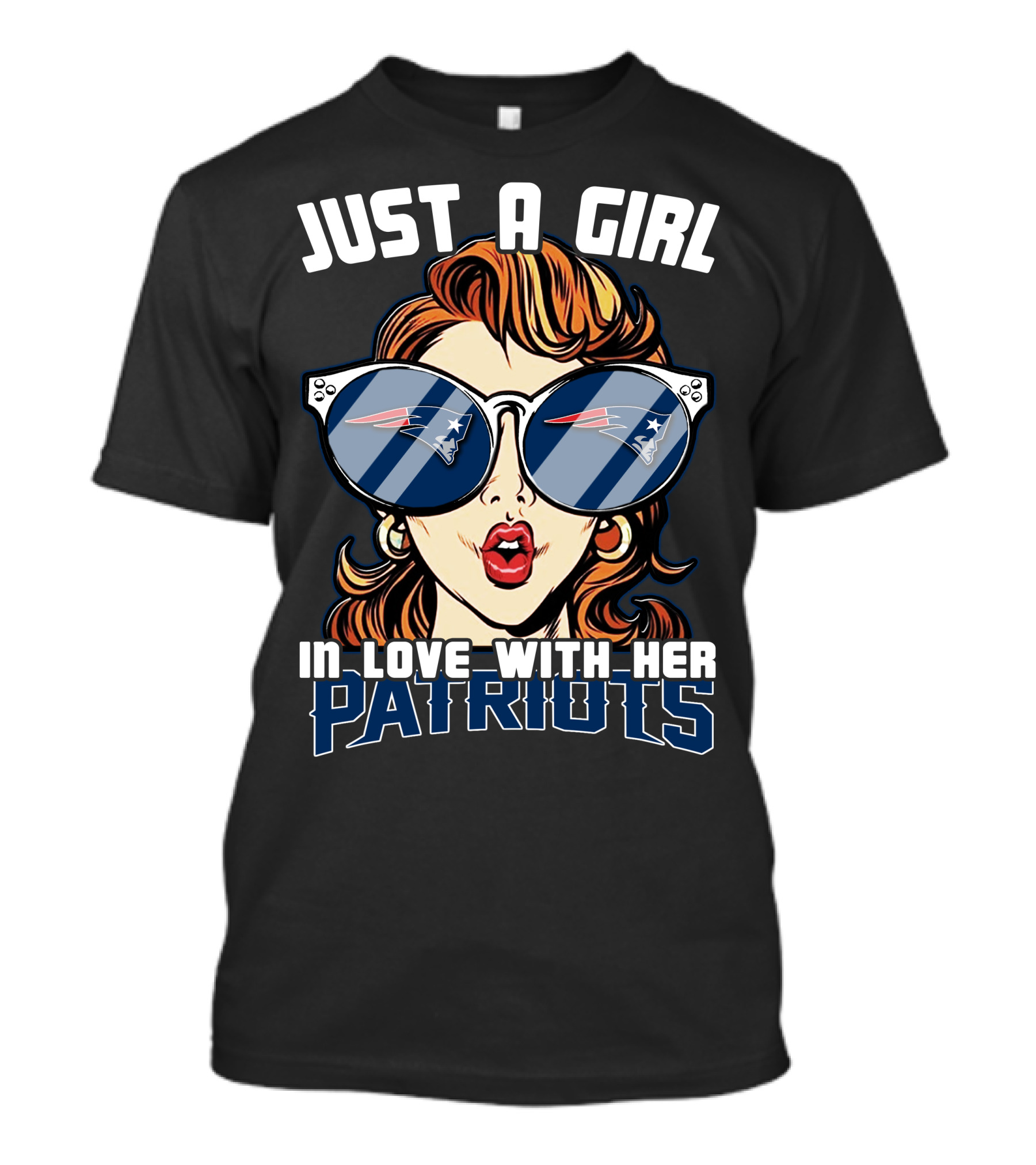 Just A Girl In Love With Her New England Patriots T-Shirt