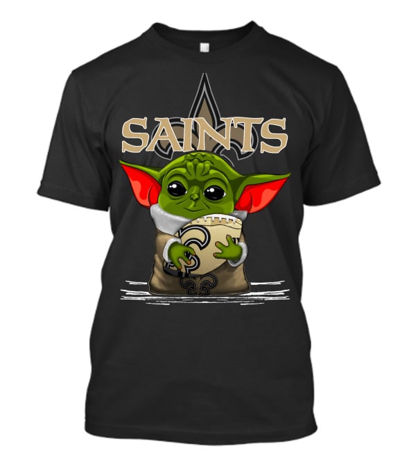 Yoda V3 New Orleans Saints Football Alien Character T-Shirt
