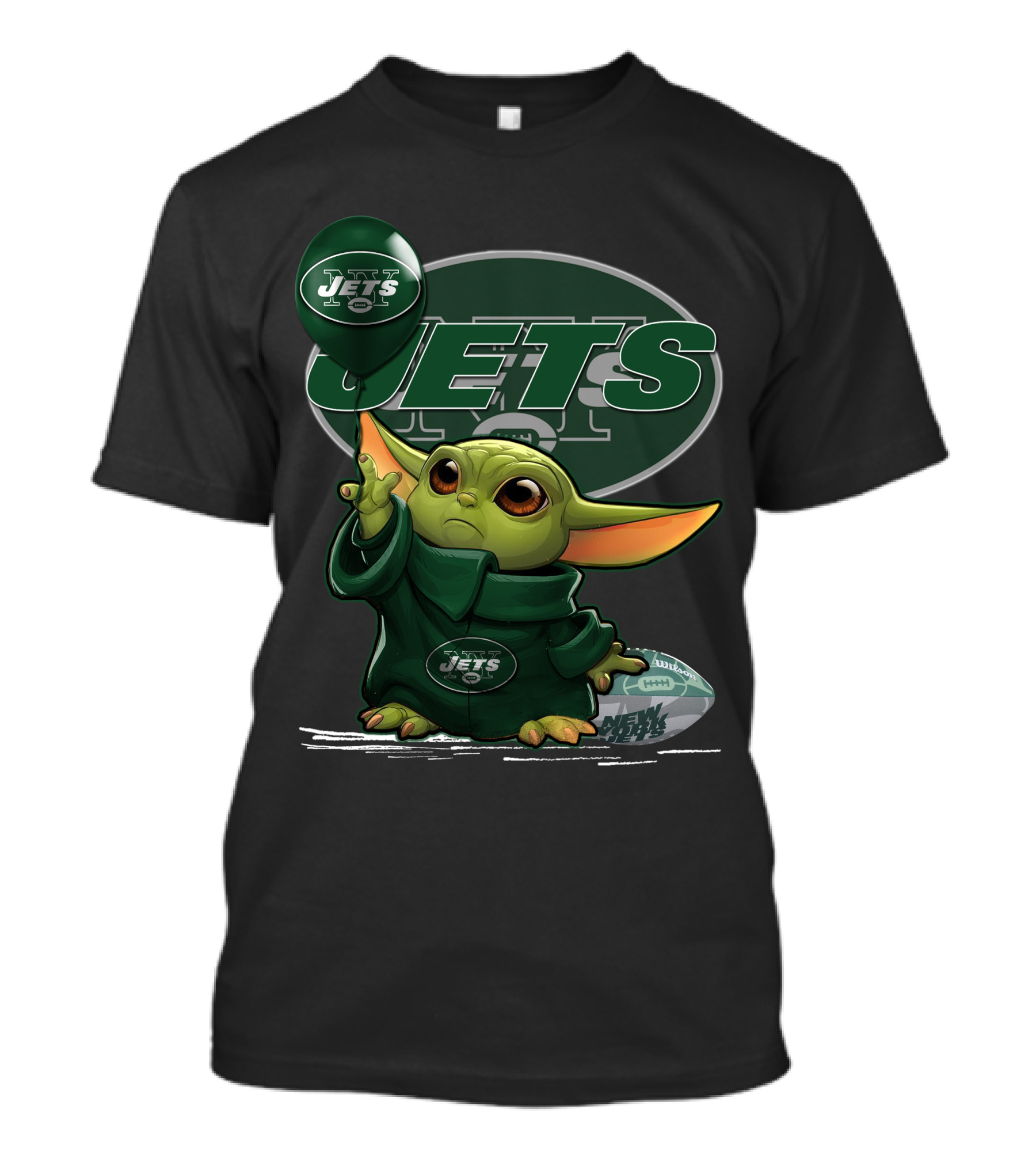 Yoda New York Jets Football Fan T-Shirt