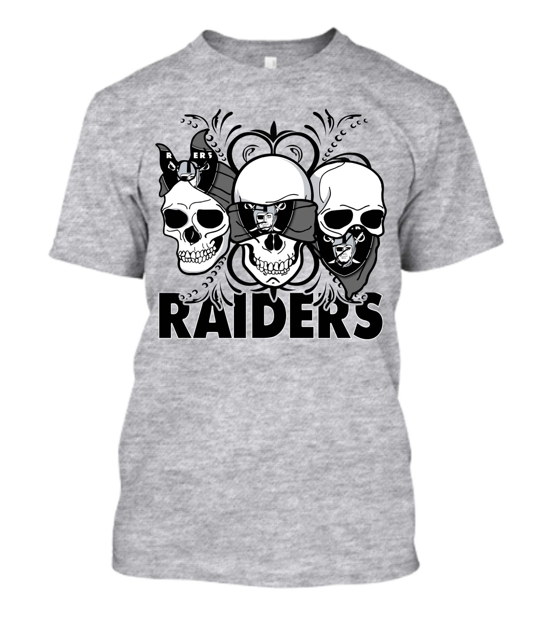 3 Skull Raiders T-Shirt