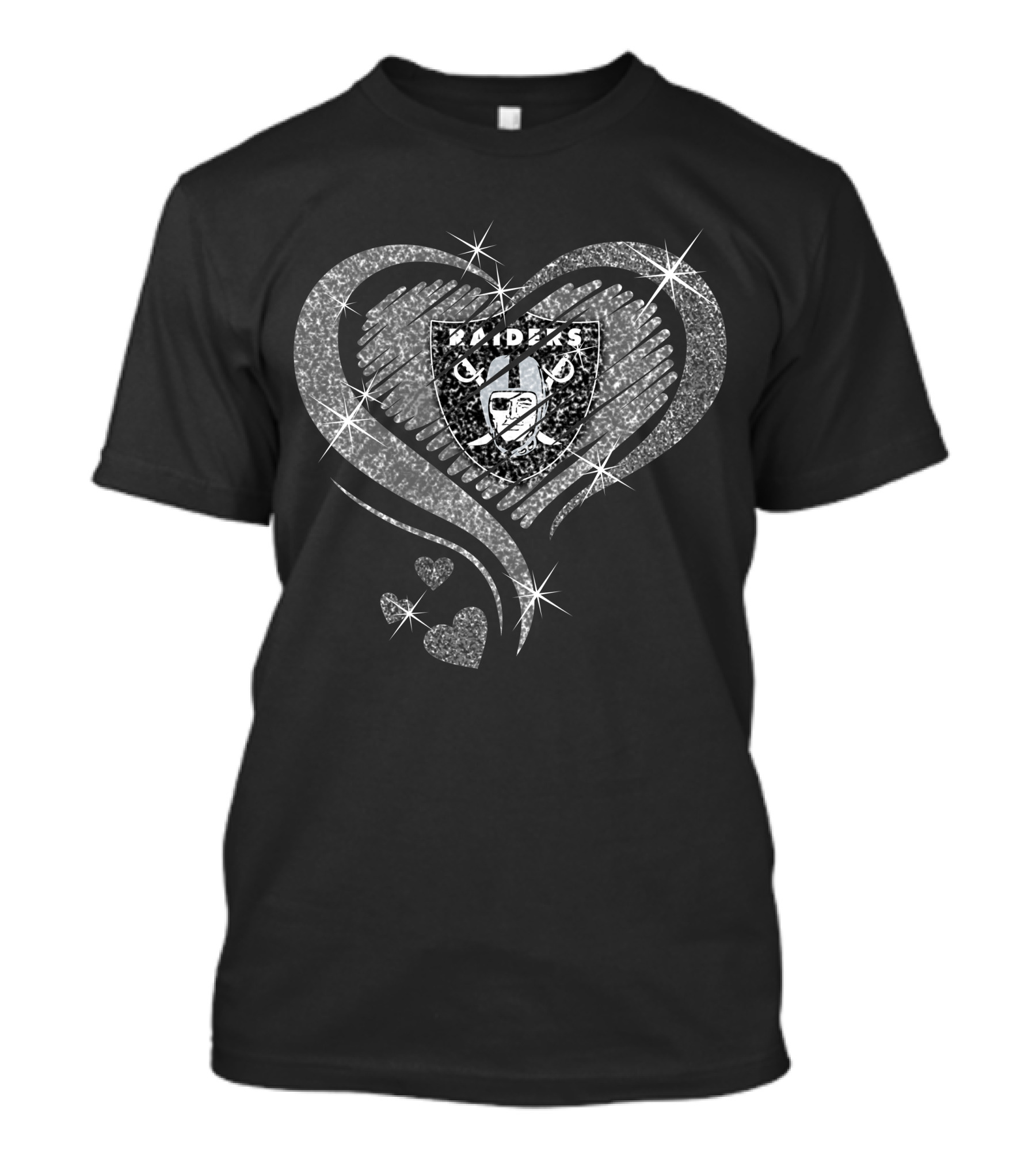 Heart Diamond Raiders Sparkling T-Shirt