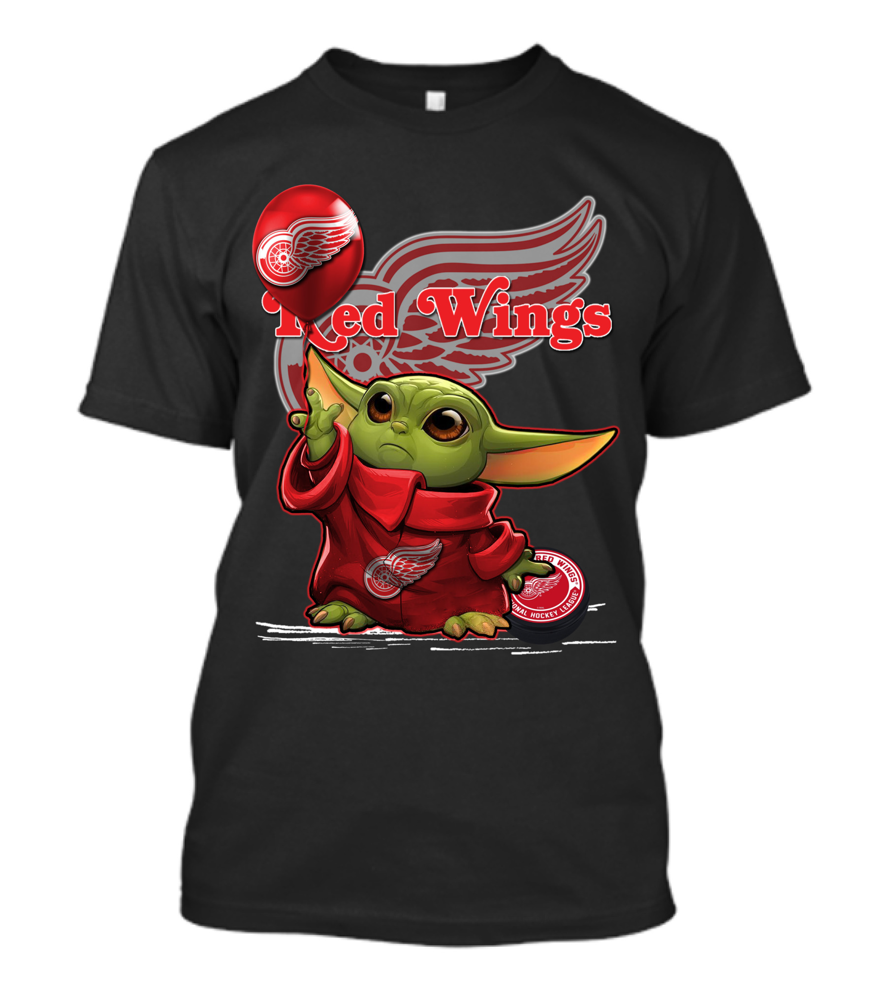 Yoda Red Wings Balloon T-Shirt