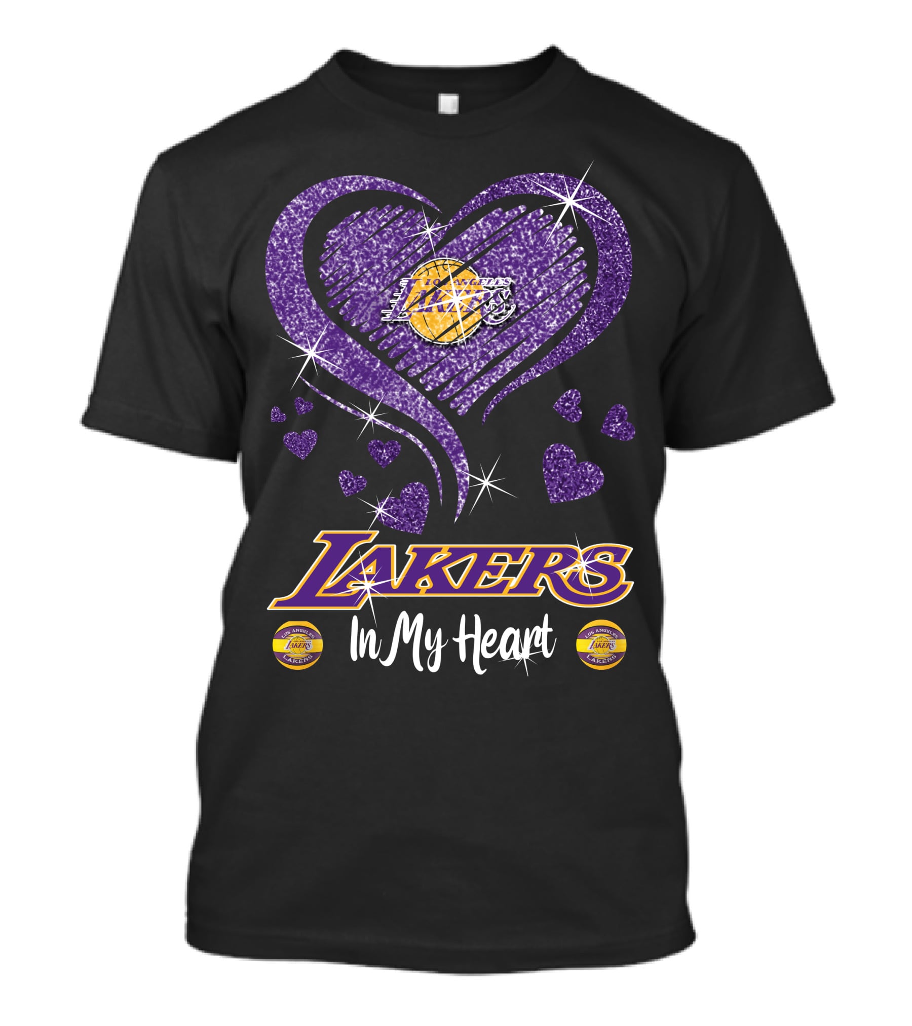 Lakers In My Heart Los Angeles Lakers T-Shirt