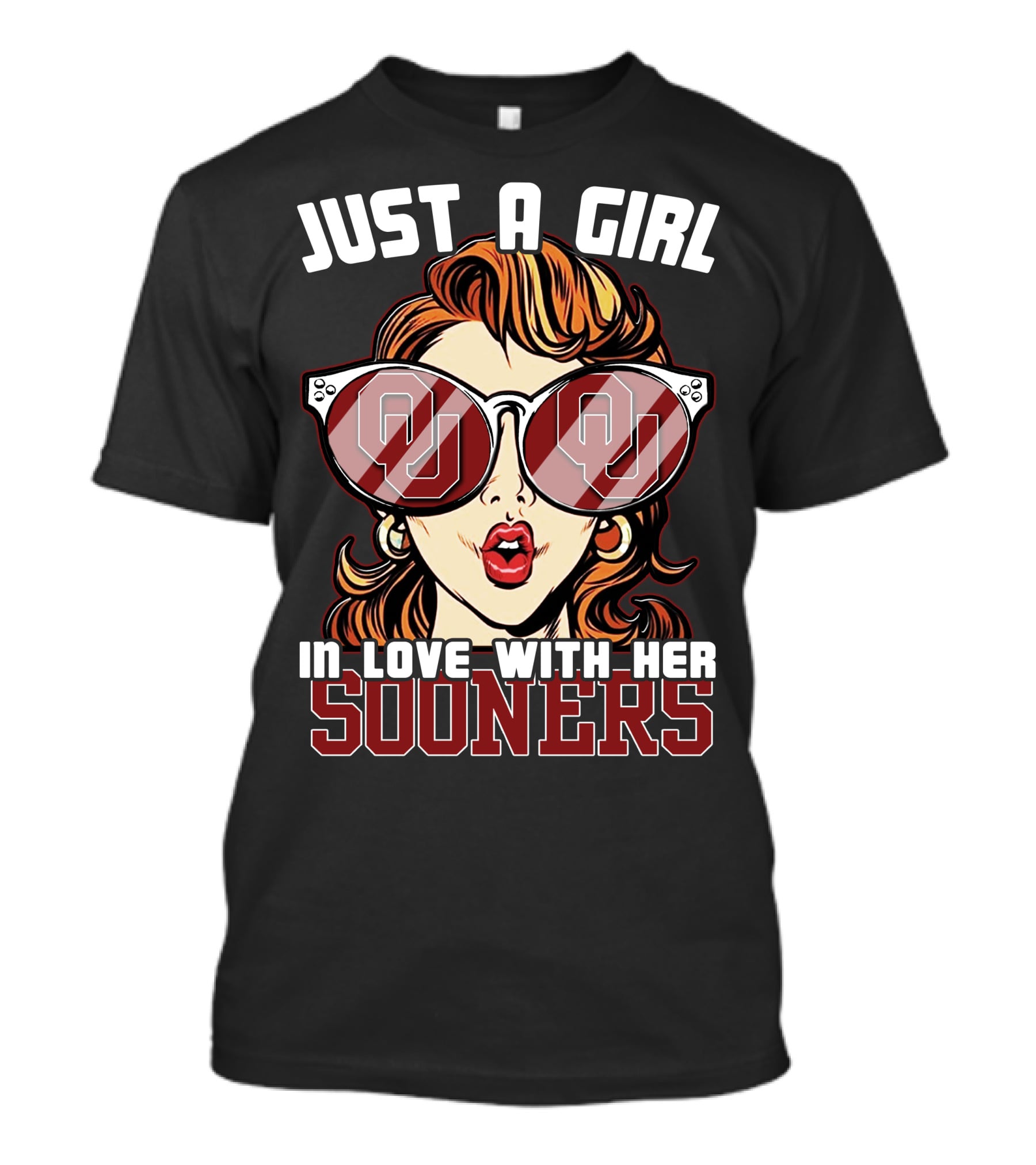 Just A Girl In Love With Her Oklahoma Sooners T-Shirt