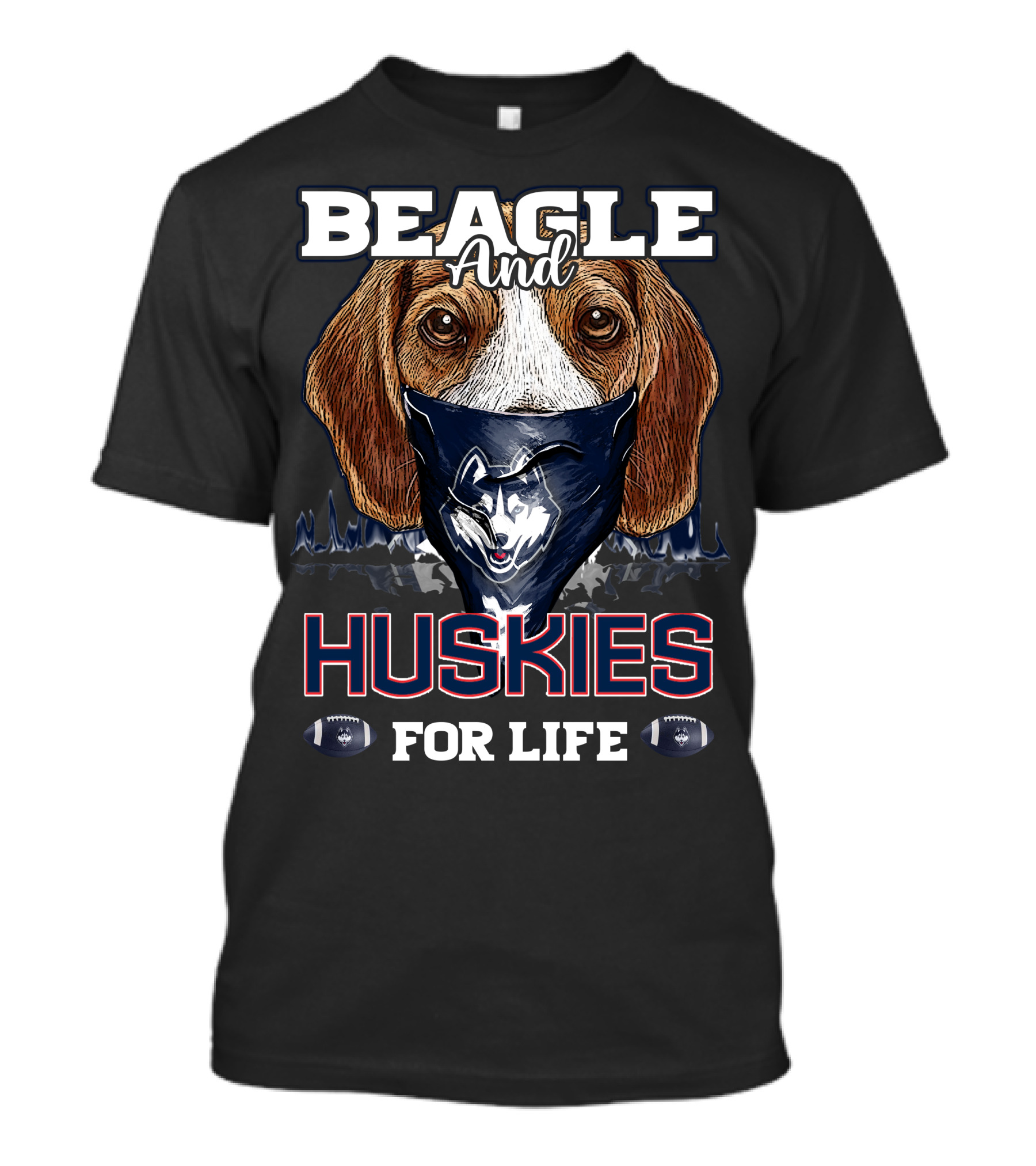 Beagle And Huskies For Life T-Shirt